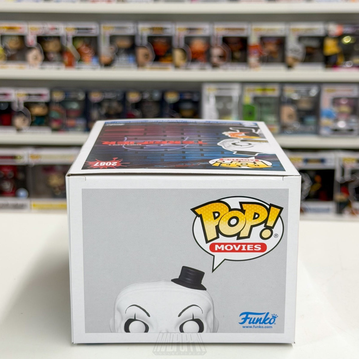 Funko Pop Movies Terrifier 2 Art the Clown Flamethrower NYCC 2087 Vinyl Figure