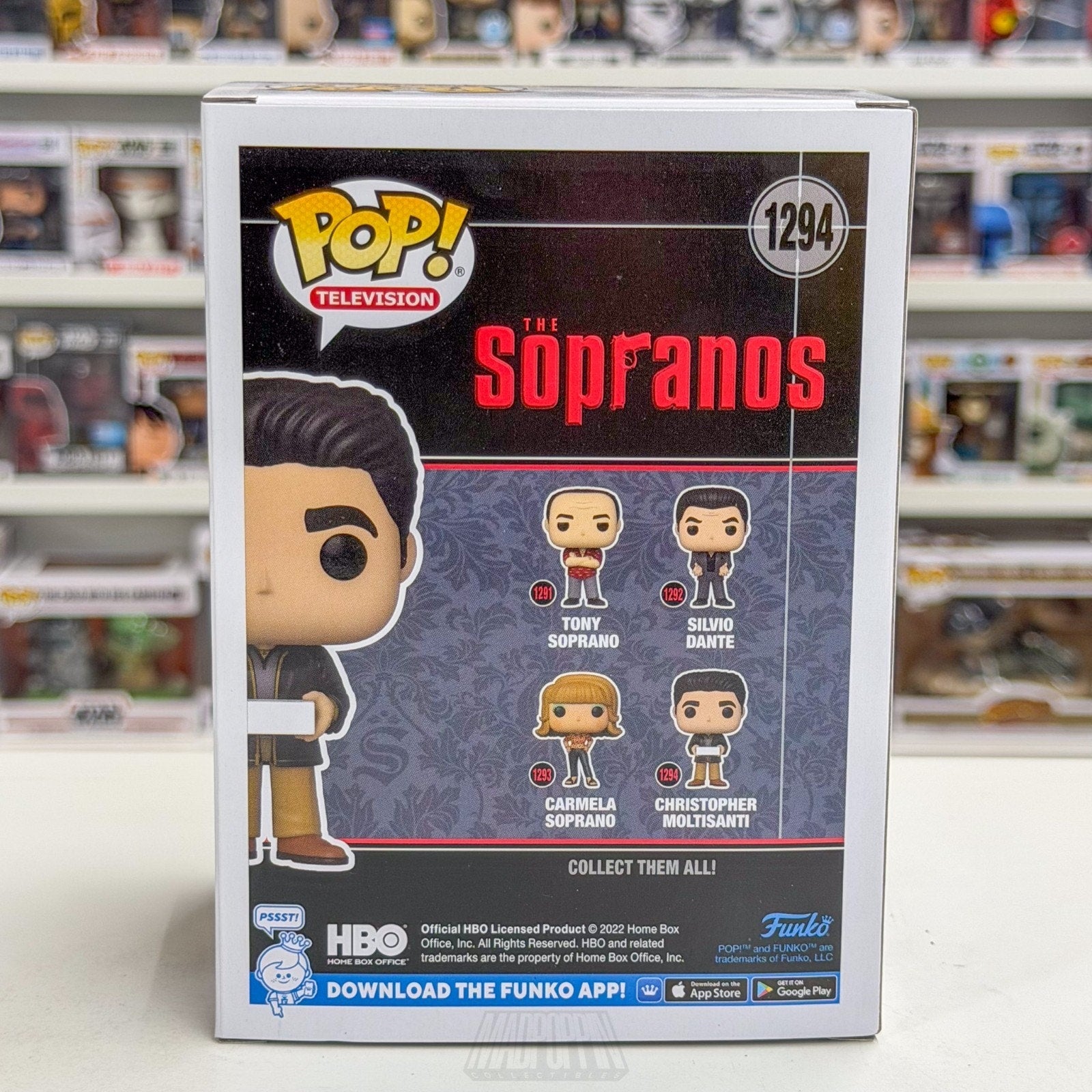 Funko Pop TV Sopranos Christopher Moltisanti 1294 Crime Mafia Toy Vinyl Figure