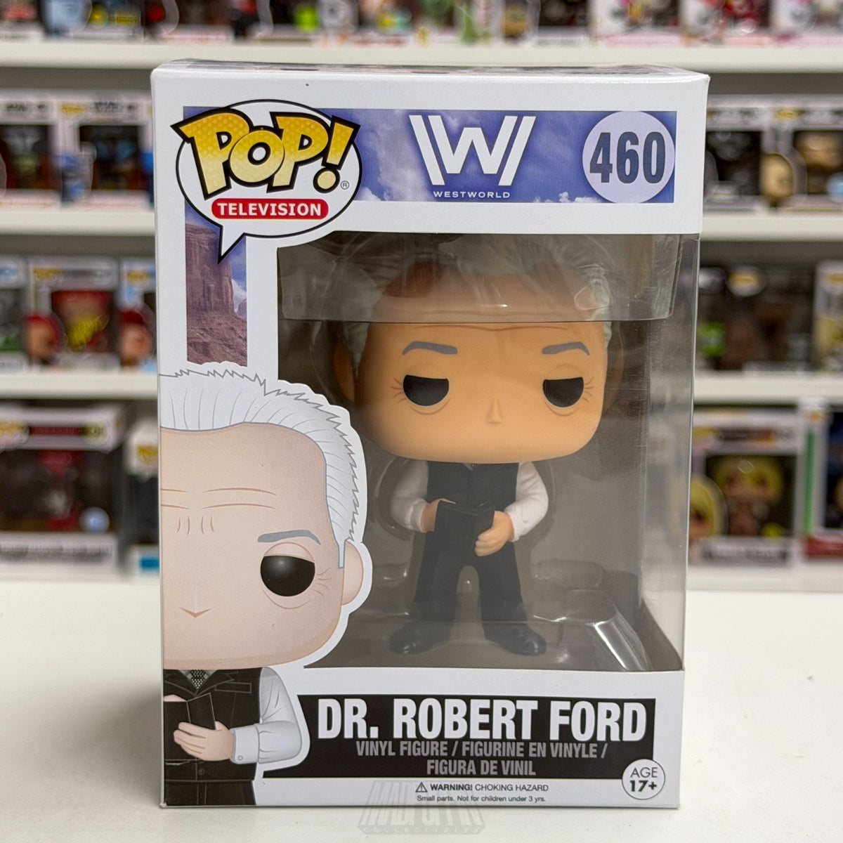 Funko Pop TV HBO Westworld Dr Robert Ford 460 Sci-Fi Western Drama Vinyl Figure