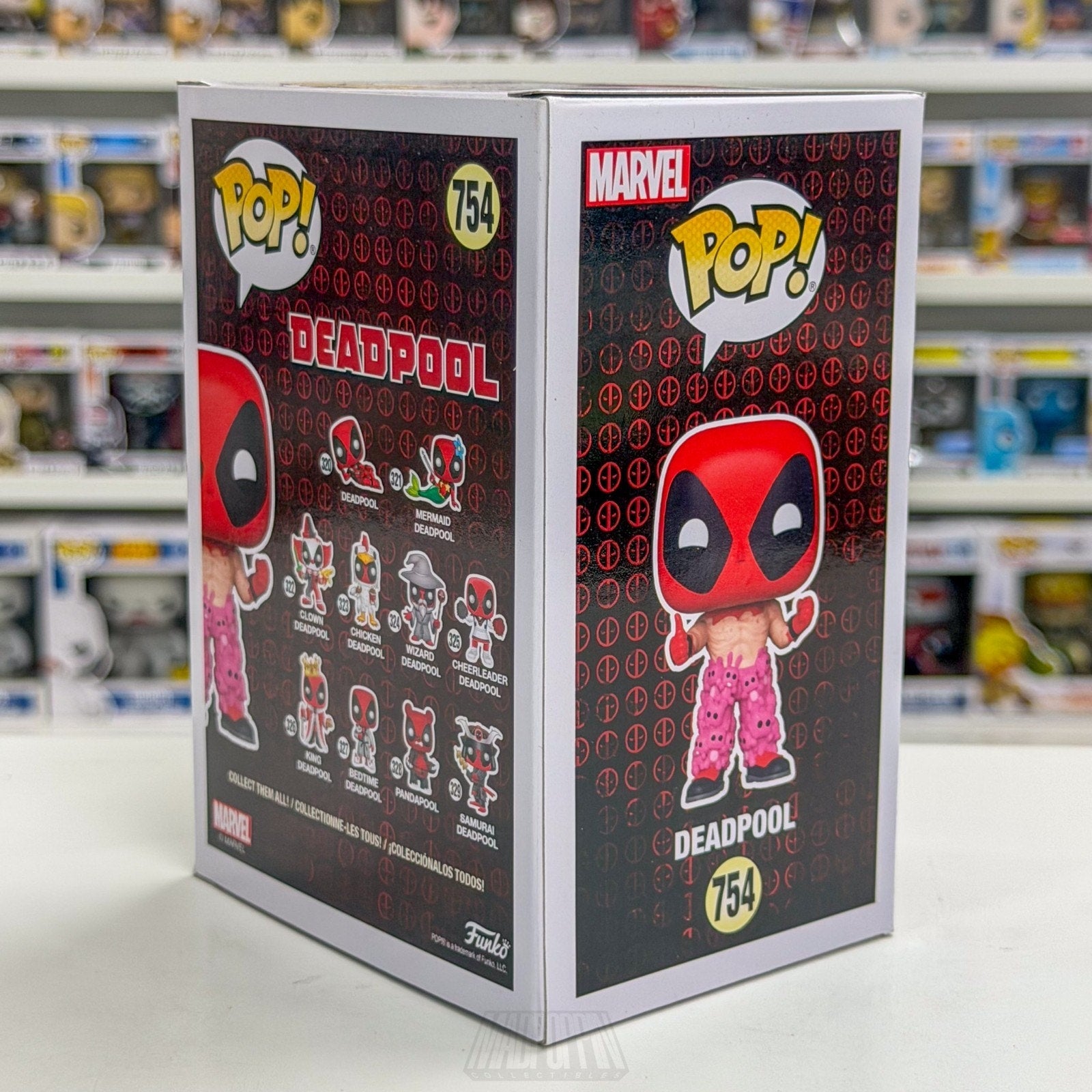 Funko Pop Marvel Deadpool Teddy Pants ECCC Spring Con 754 Antihero Vinyl Figure