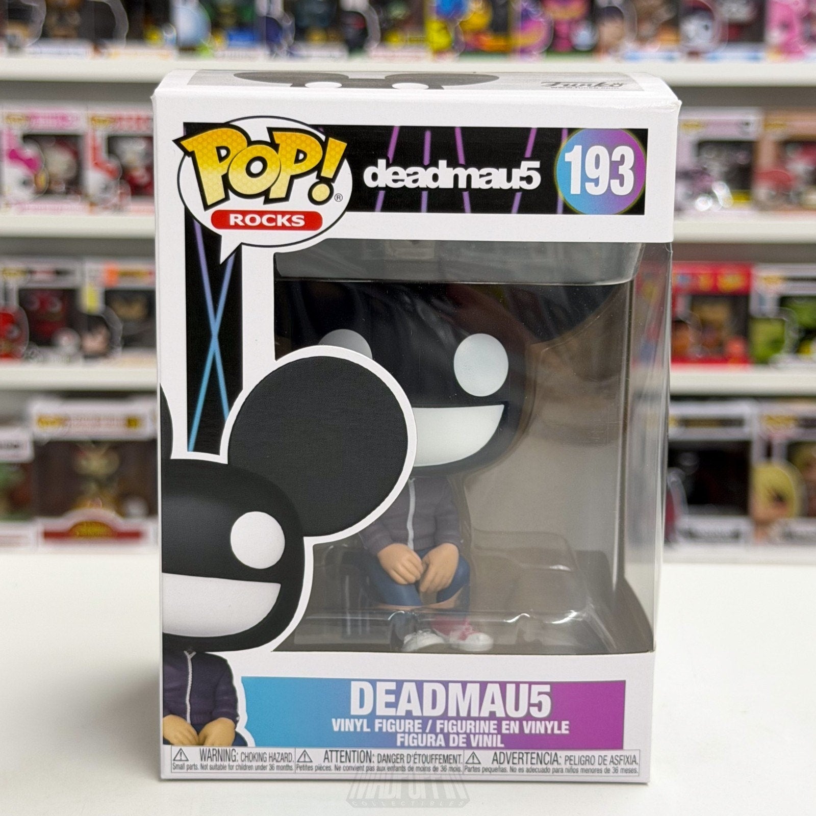 Funko Pop Rocks Deadmau5 193 Canadian EDM Electronic Music DJ Toy Vinyl Figure