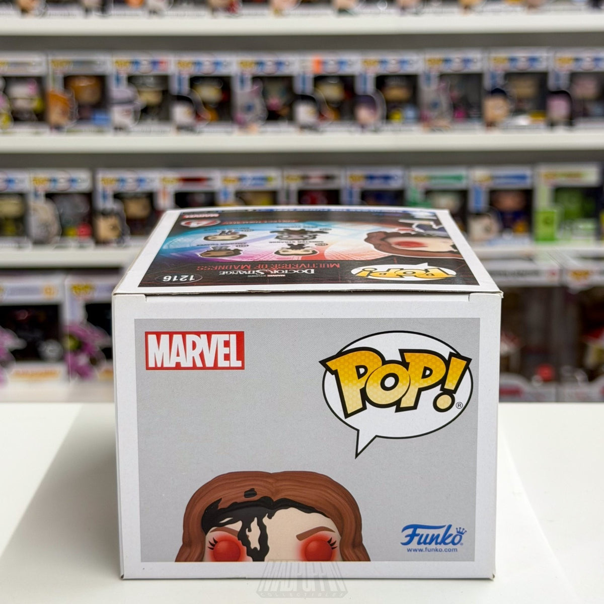 Funko Pop Marvel Wanda Maximoff Entertainment Earth Glow 1216 Witch Vinyl Figure