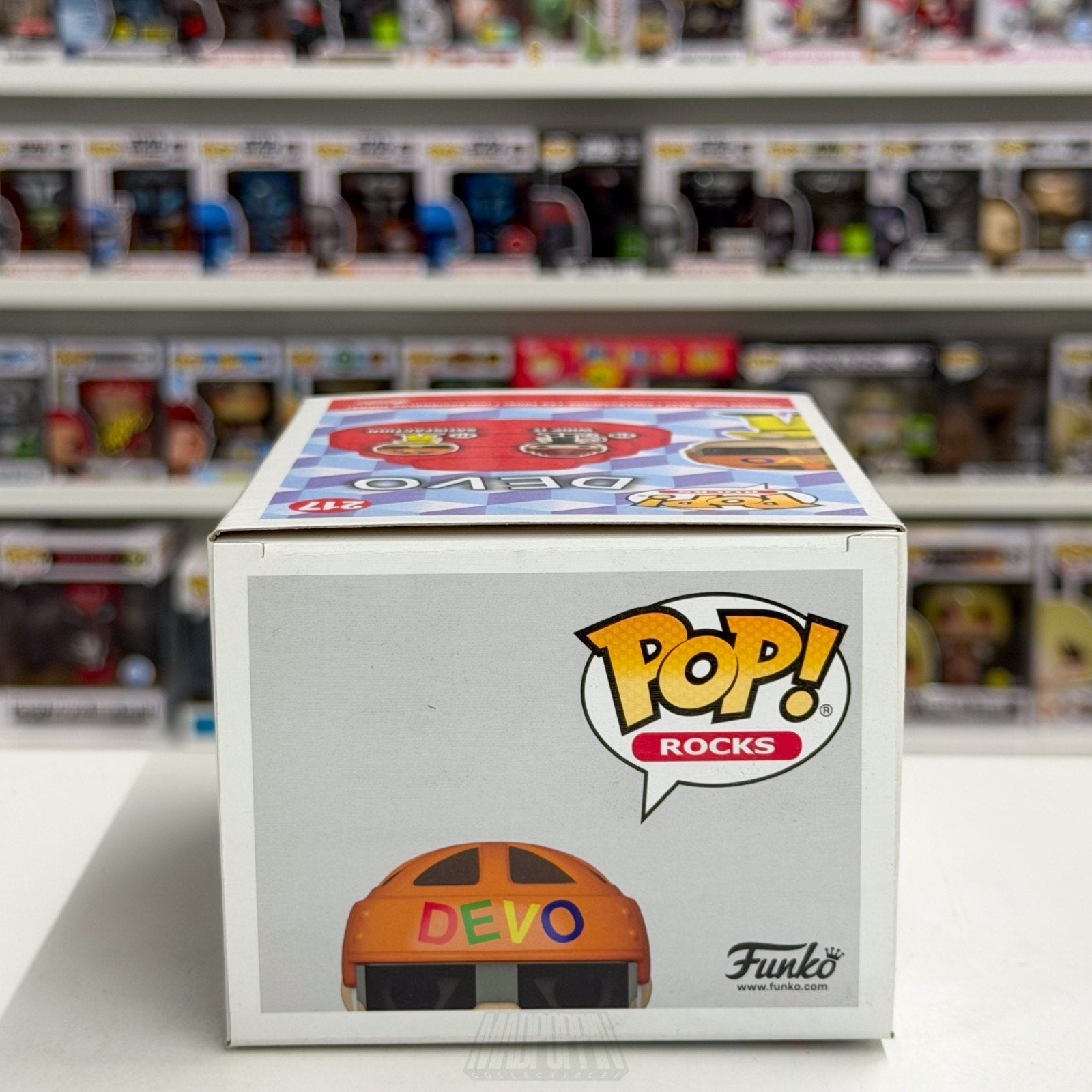 Funko Pop Rocks Devo Satisfaction 217 Music New Wave Punk Synth Vinyl Figure