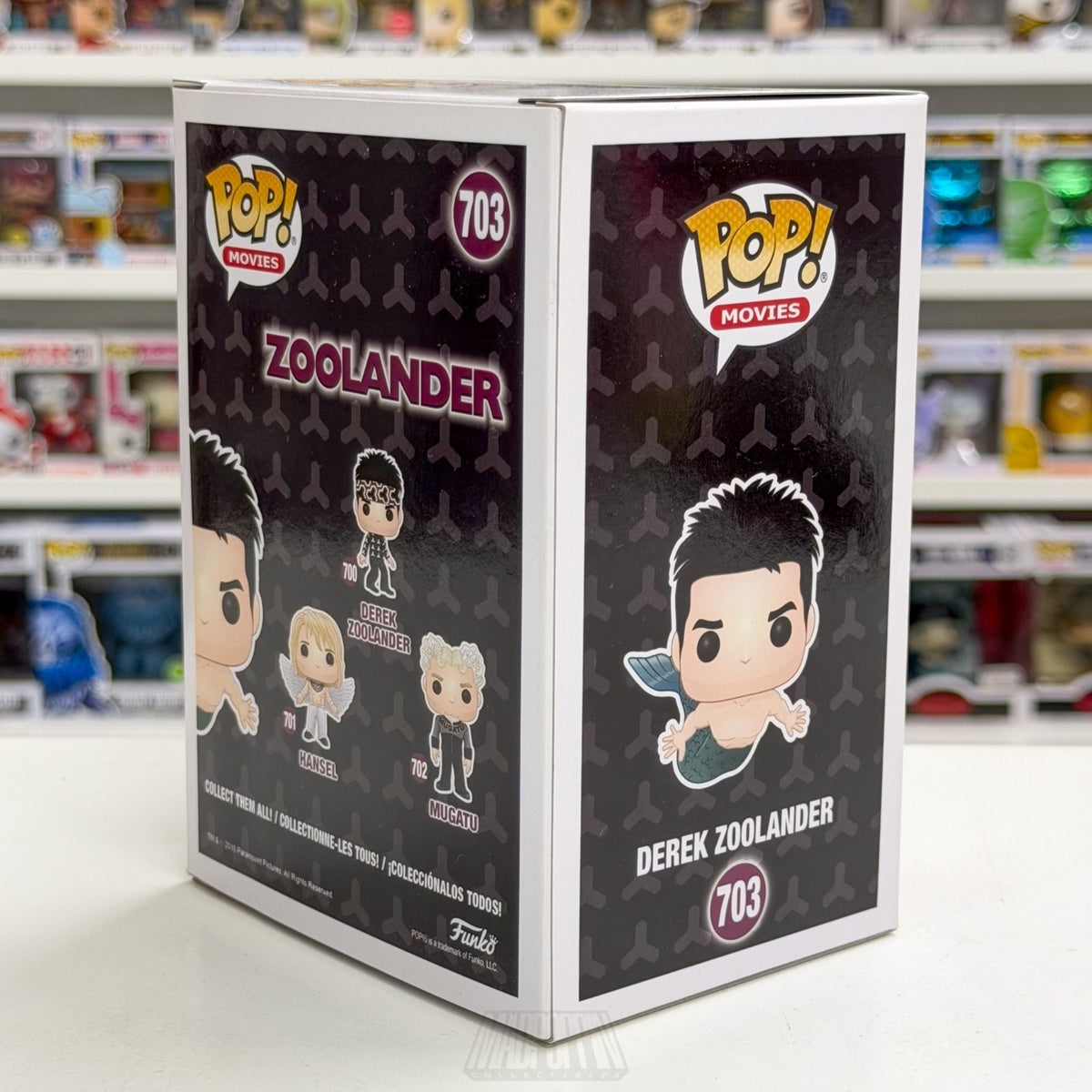 Funko Pop Movies Derek Zoolander SDCC Summer Con 703 Fashion Comedy Vinyl Figure