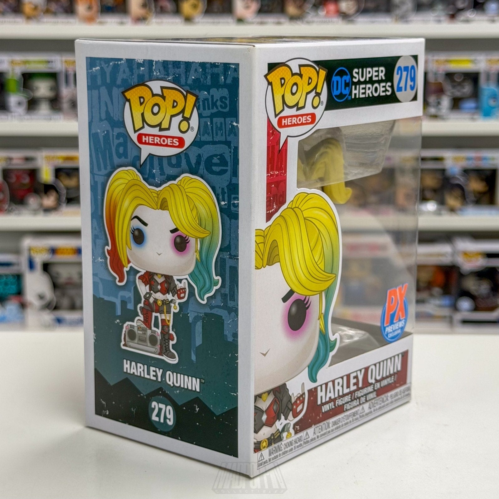 Funko Pop DC Bombox Suicide Squad Rebirth Harley Quinn PX 279 Toy Vinyl Figure