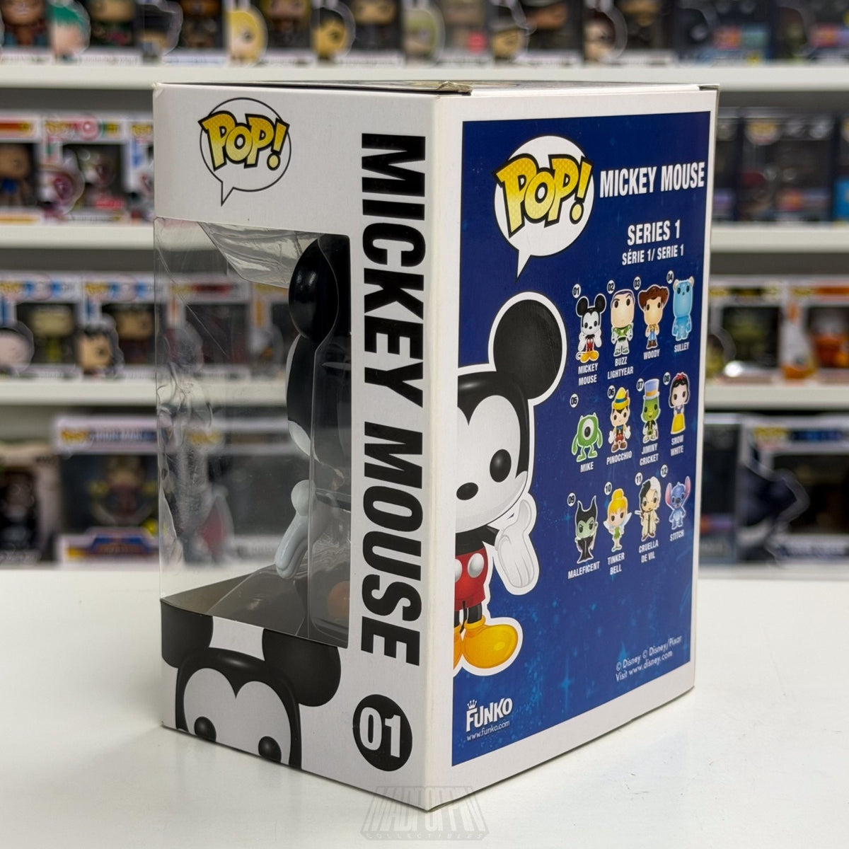 Funko Pop Disney Mickey Mouse Blue Logo Original 01 Mascot Walt Toy Vinyl Figure