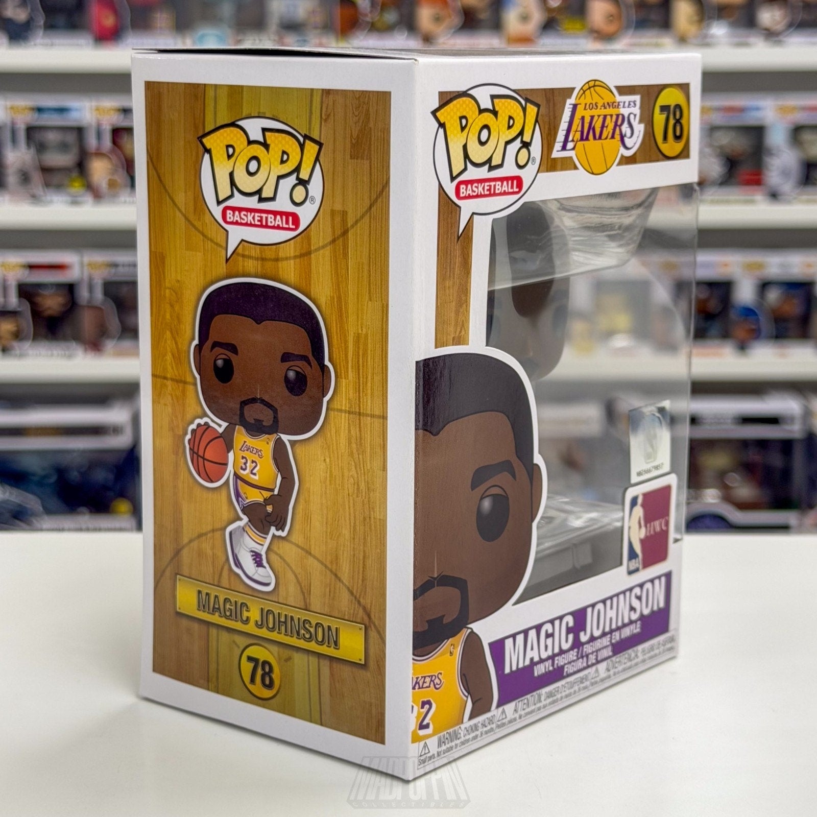 Funko Pop NBA Basketball Los Angeles Lakers HWC Magic Johnson 78 Vinyl Figure
