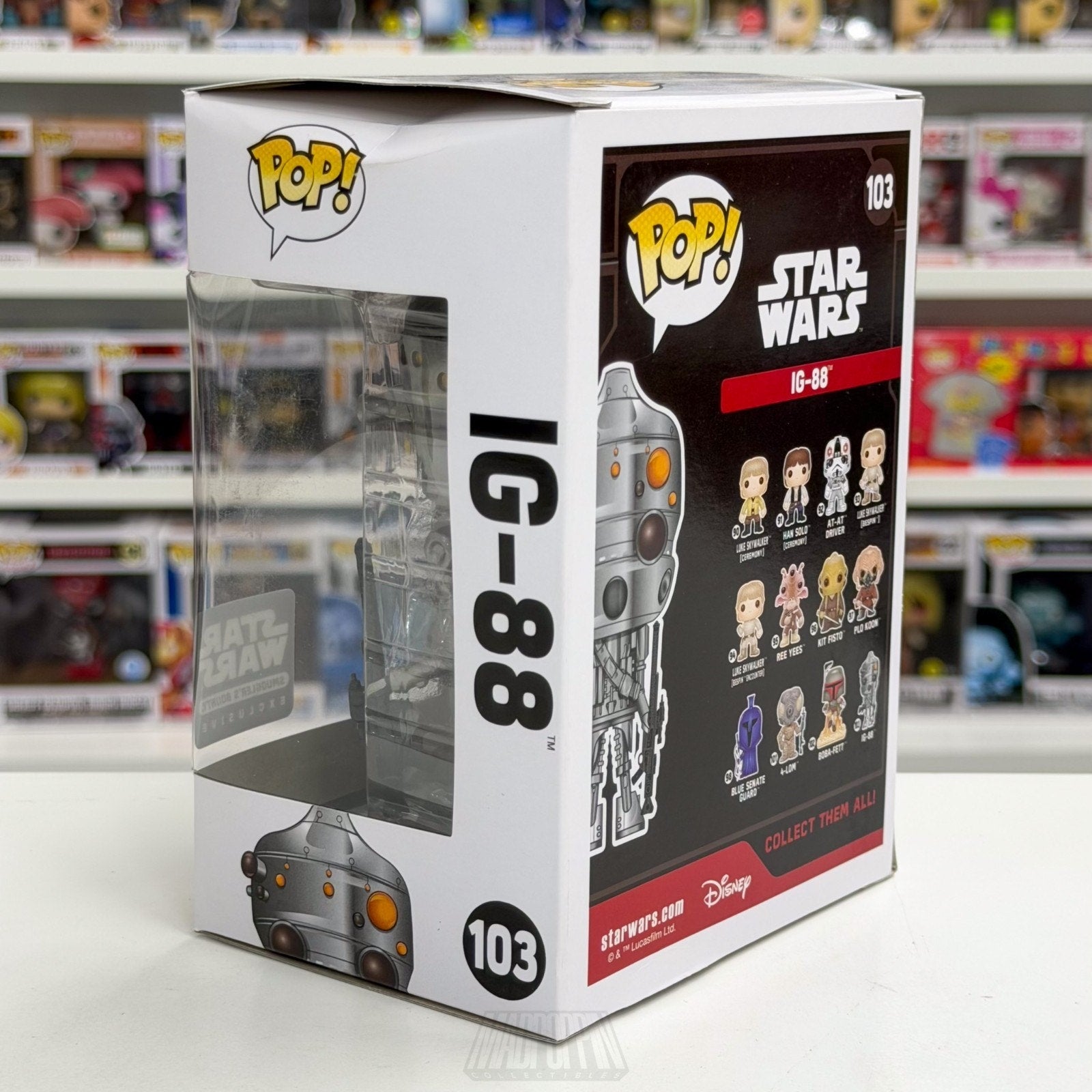 Funko Pop Star Wars IG-88 Smuggler's Bounty 103 Bounty Hunter Toy Vinyl Figure