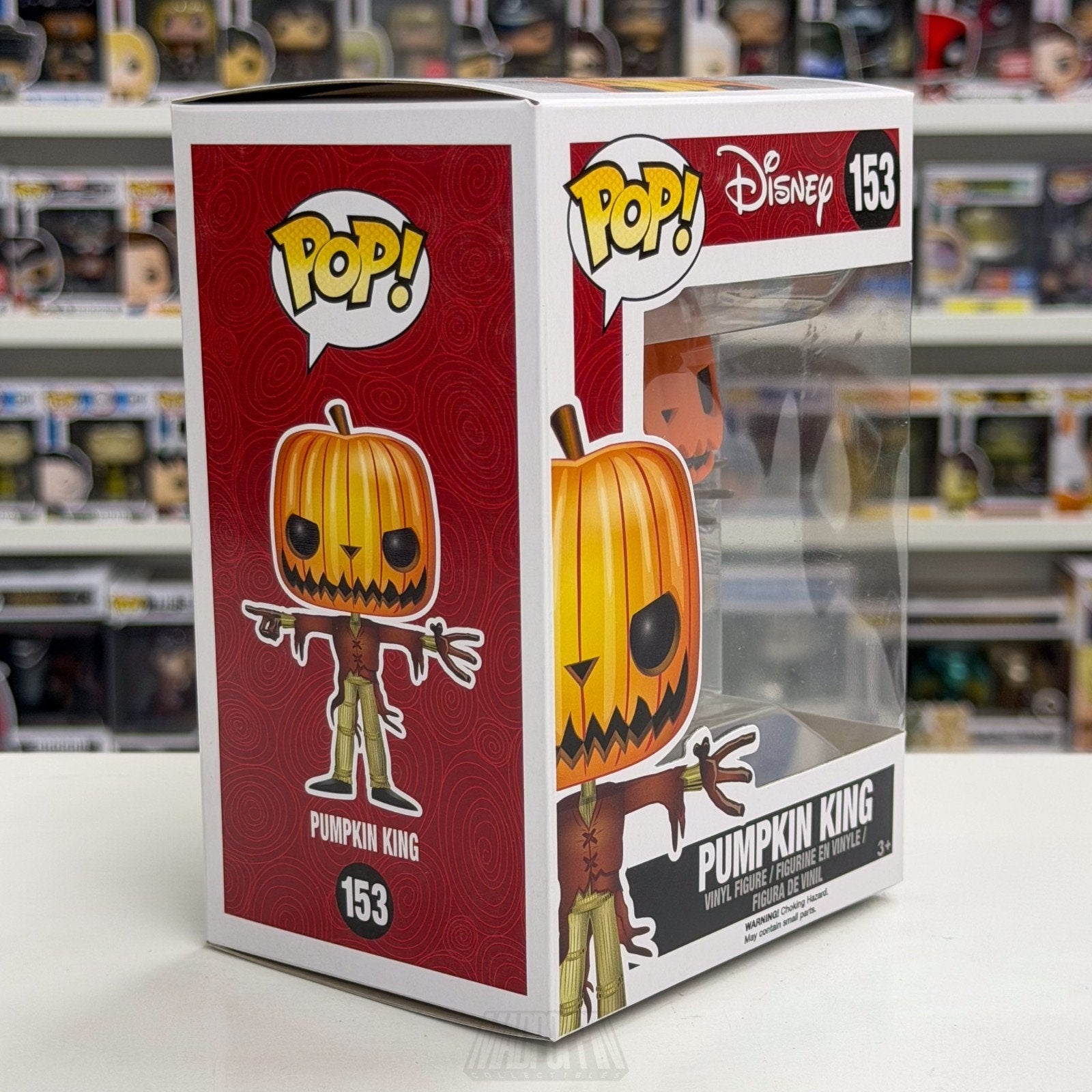 Funko Pop Disney Nightmare Before Christmas Pumpkin King 153 Halloween Figure