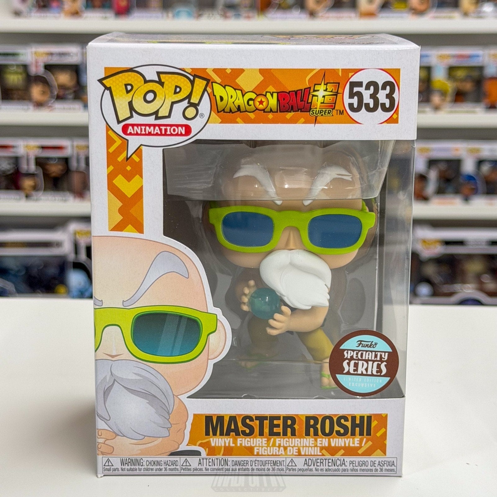 Funko Pop Anime Dragon Ball Super Master Roshi Max Power 533 Manga Vinyl Figure