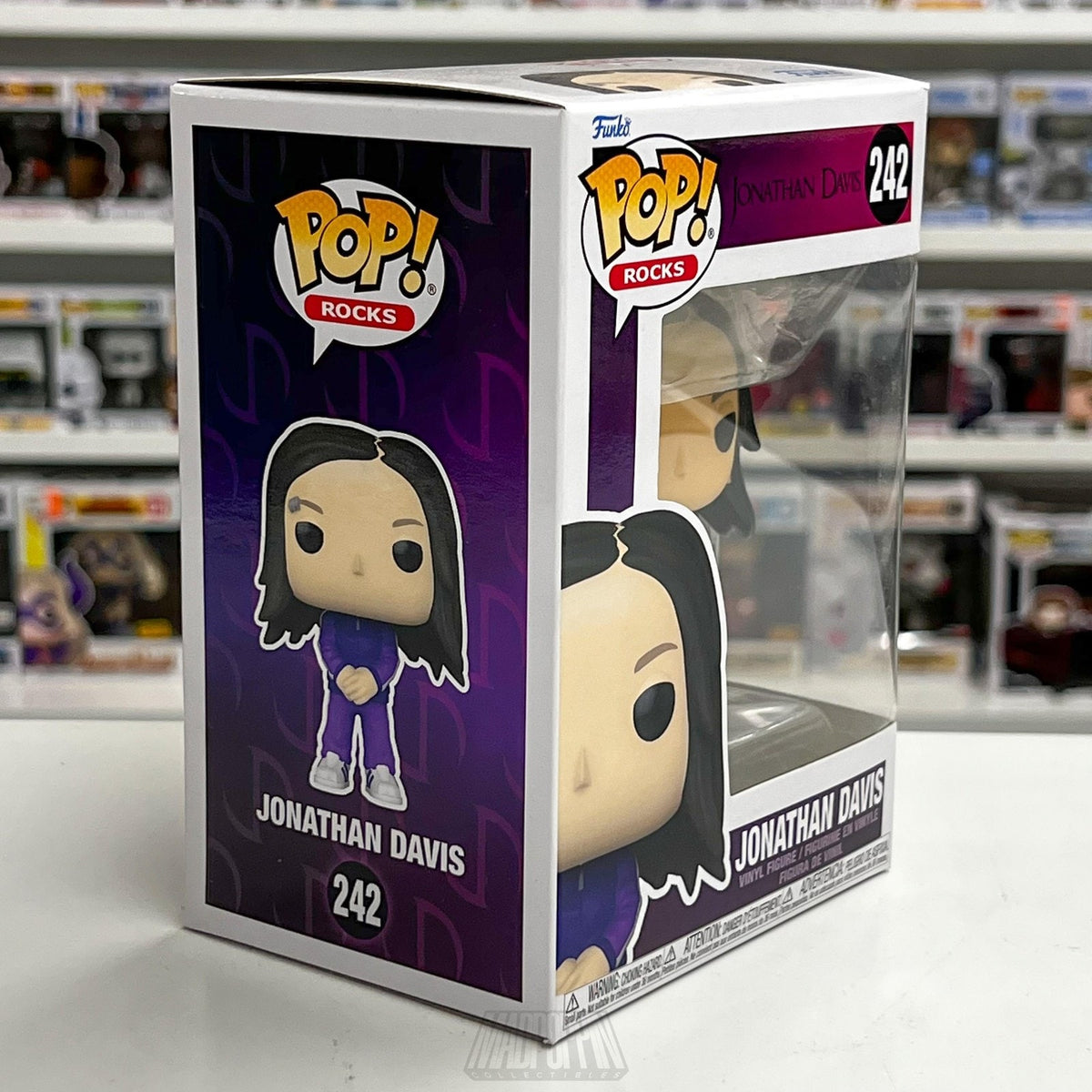 Funko Pop Rocks Jonathan Davis 242 Korn Band Nu Metal Music Toy Vinyl Figure
