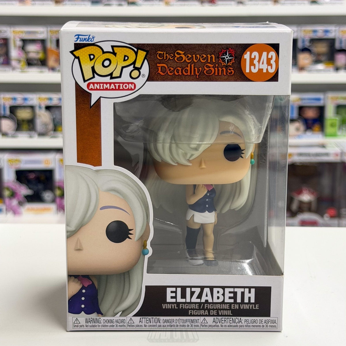 Funko Pop Anime Seven Deadly Sins Elizabeth Liones 1343 Japan Manga Vinyl Figure