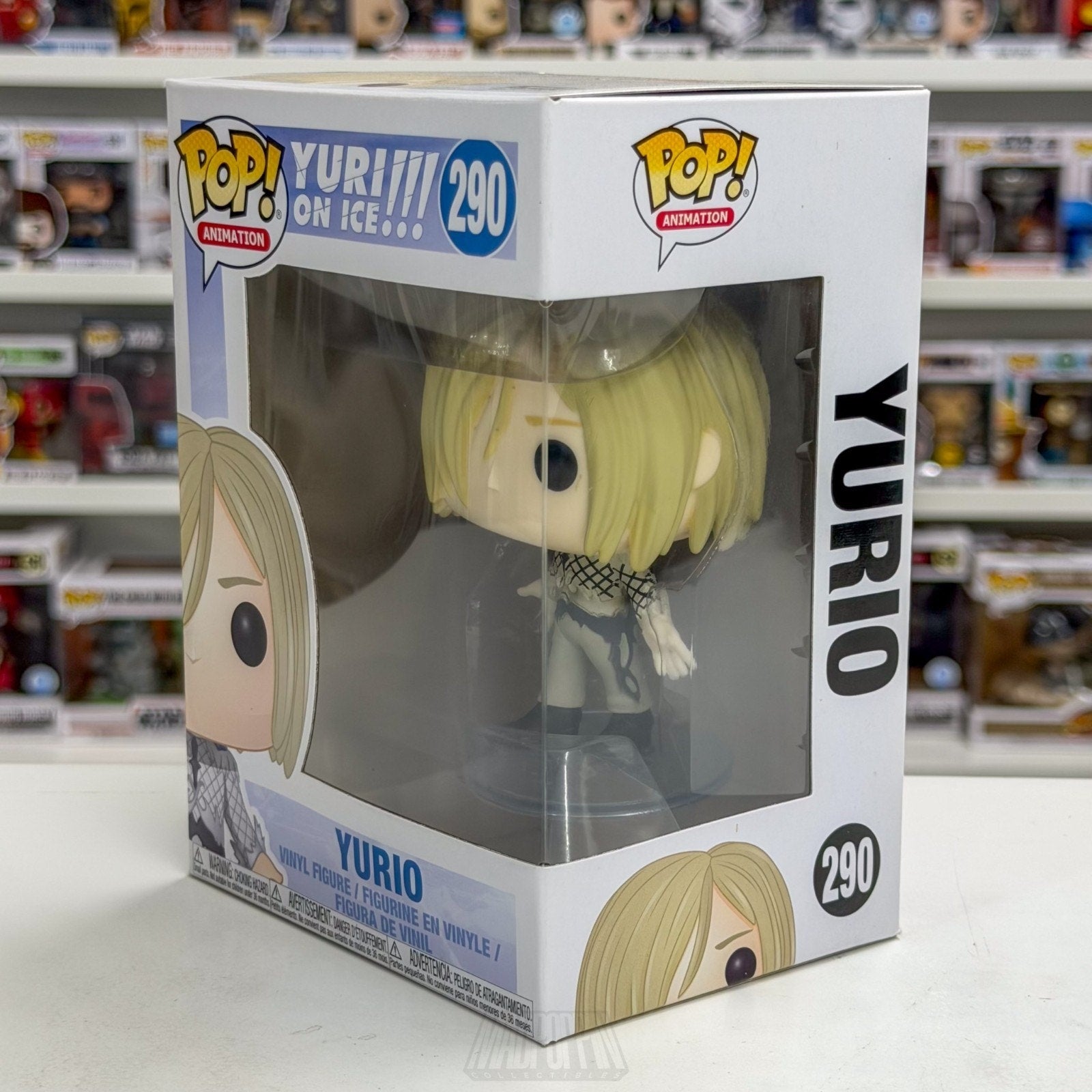 Funko Pop Anime Yuri on Ice Yurio Plisetsky 290 Japan Manga Skating Vinyl Figure