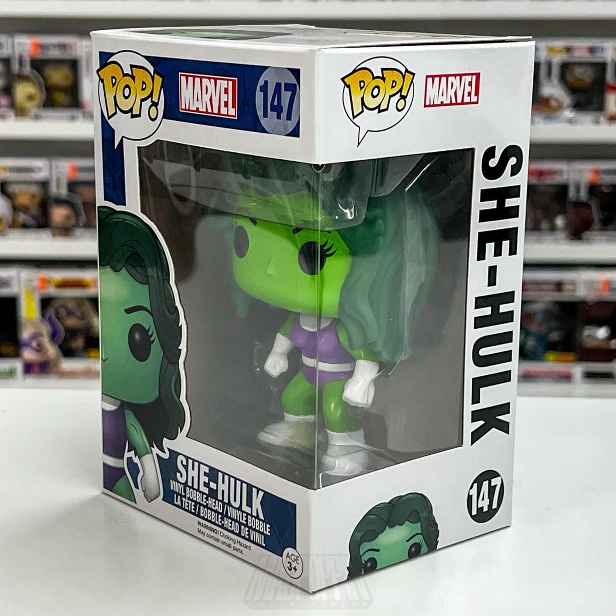 Funko Pop! Marvel She-Hulk 147 Vinyl Bobble-Head Figure with Box Collector Toy