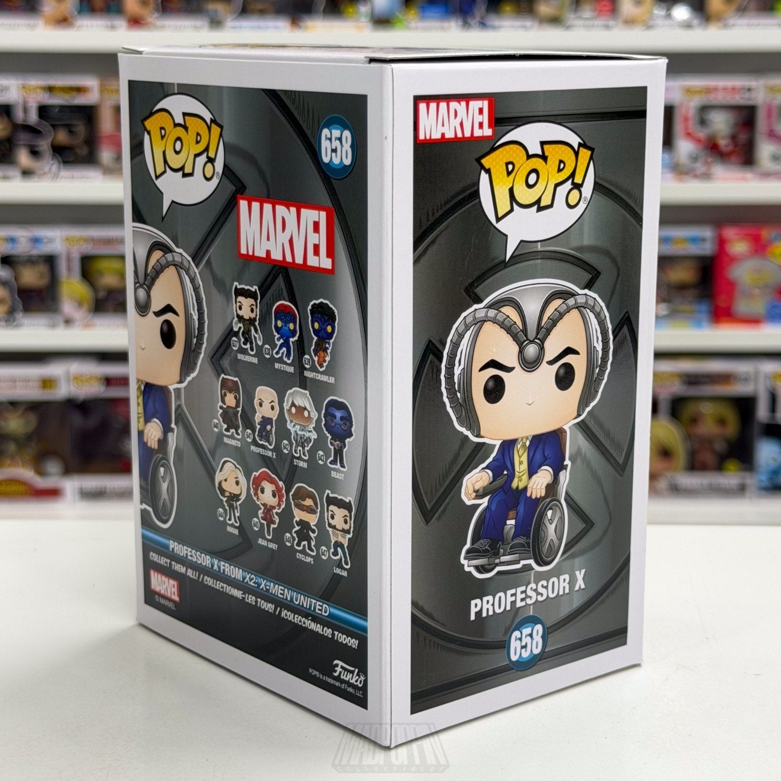 Funko Pop Marvel X-Men Professor X Cerebro Target 658 Mutant Toy Vinyl Figure