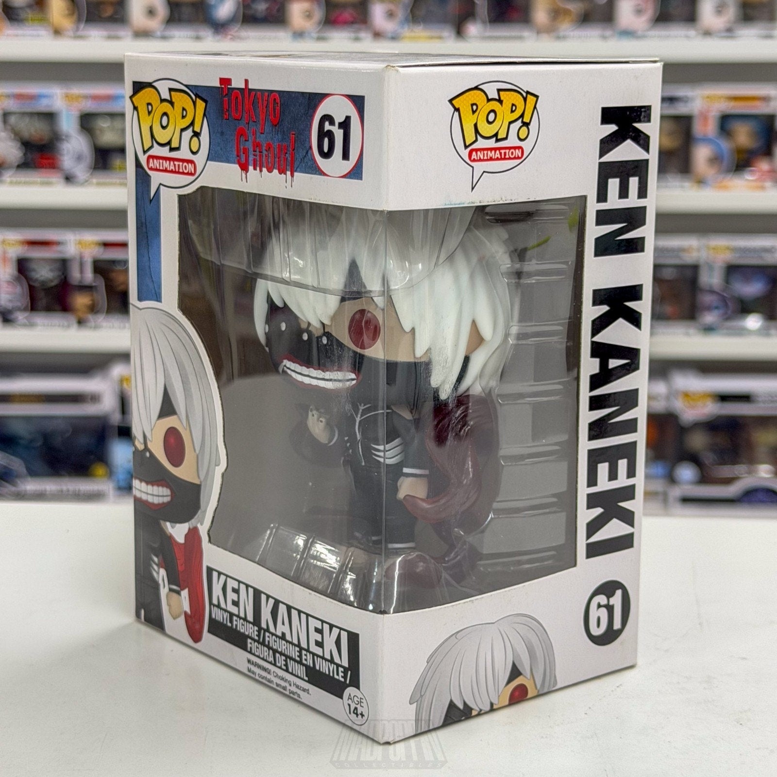 Funko Pop Anime Tokyo Ghoul Ken Kaneki 61 Dark Fantasy Manga Toy Vinyl Figure