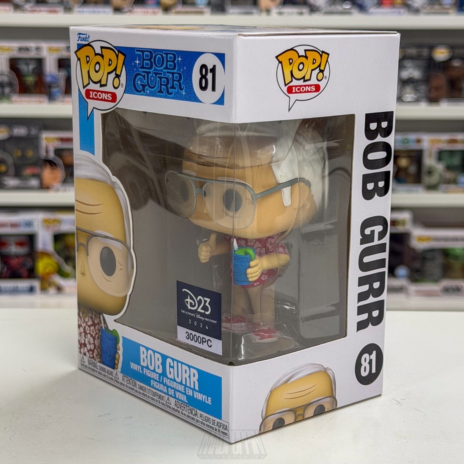 Funko Pop Disney Icons Bob Gurr Original Imagineer D23 Exclusive 81 Vinyl Figure