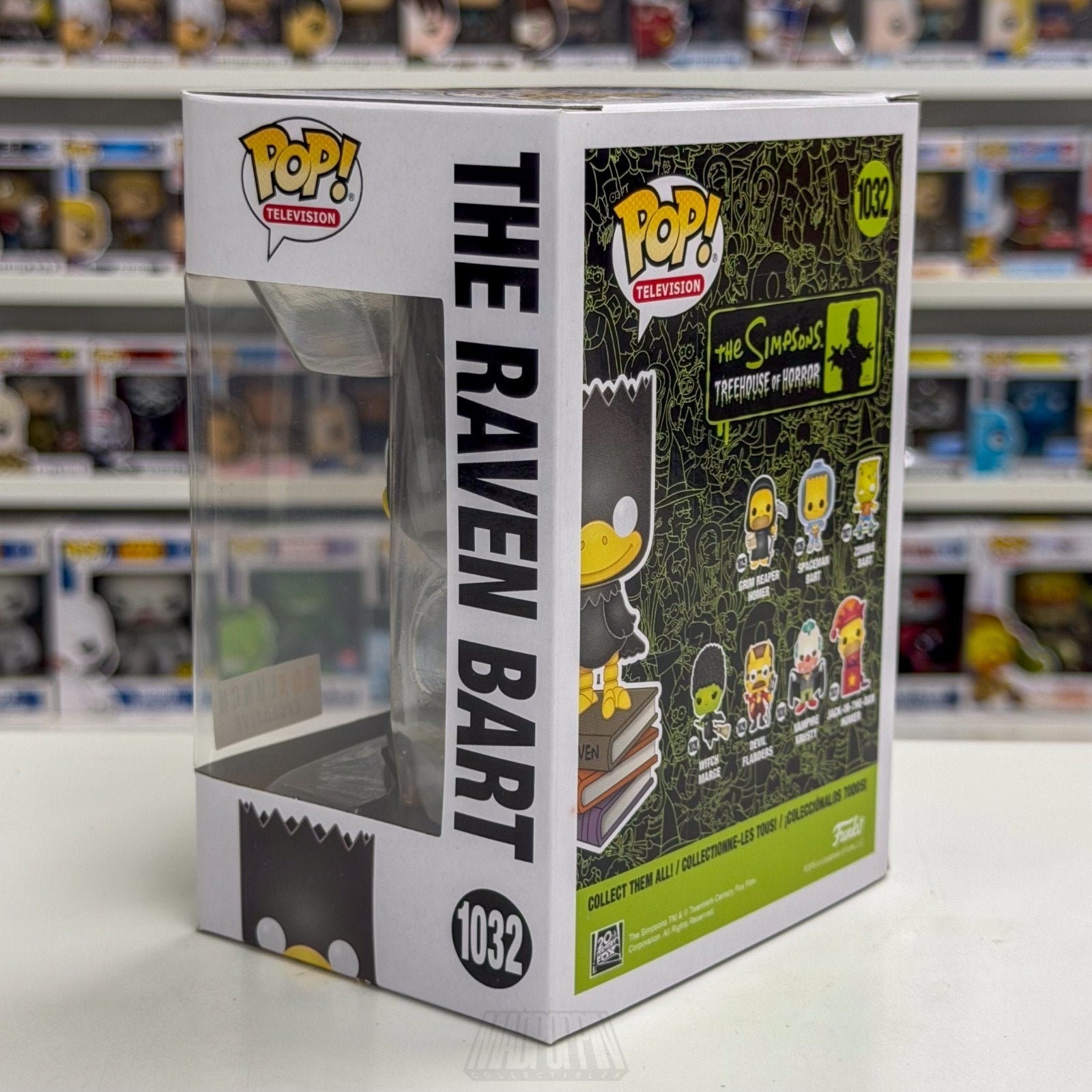 Funko Pop Simpsons Treehouse of Horror Raven Bart BoxLunch 1032 Toy Vinyl Figure
