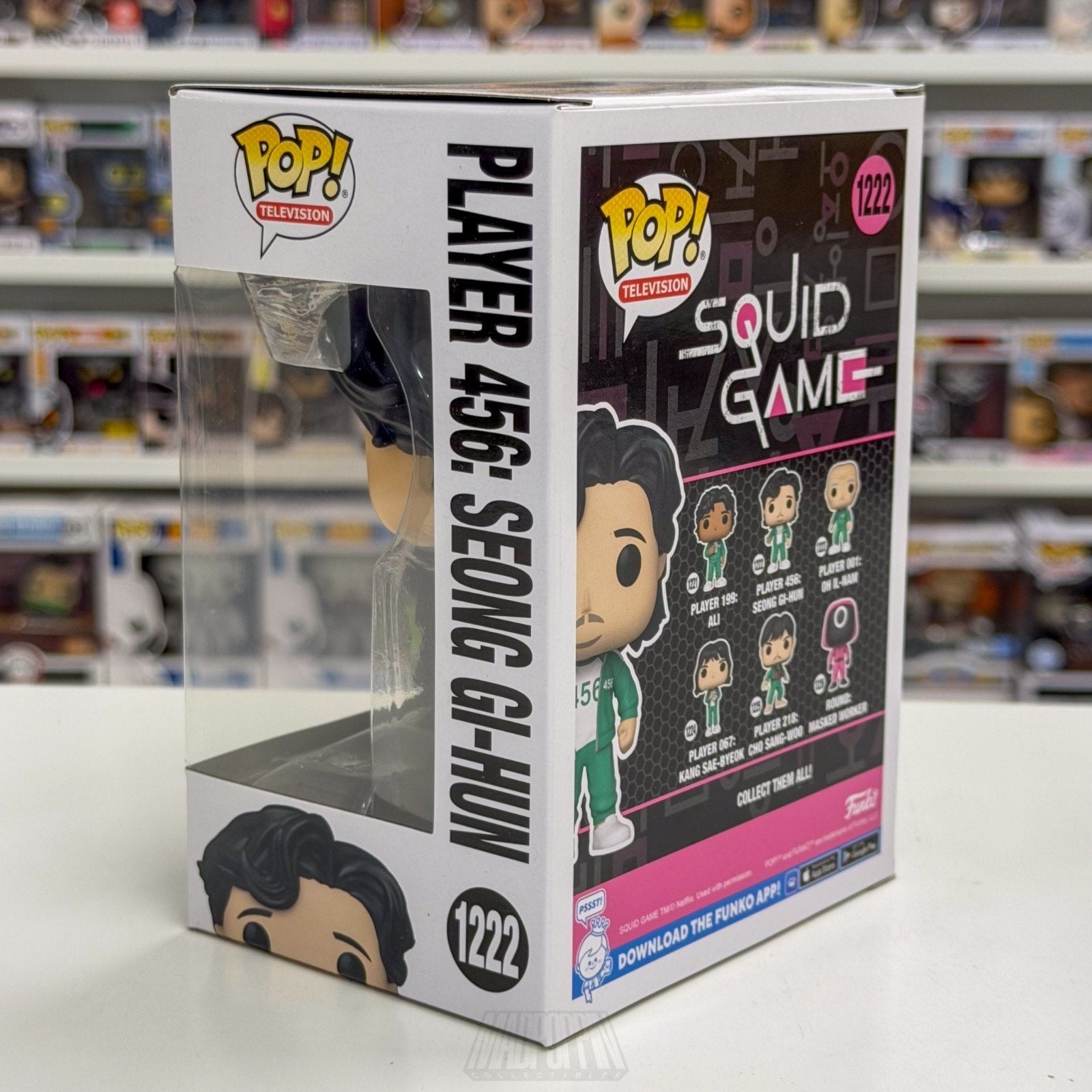 Funko Pop TV Netflix Squid Game Player 456 Seong Gi-Hun 1222 Korean Toy Figure