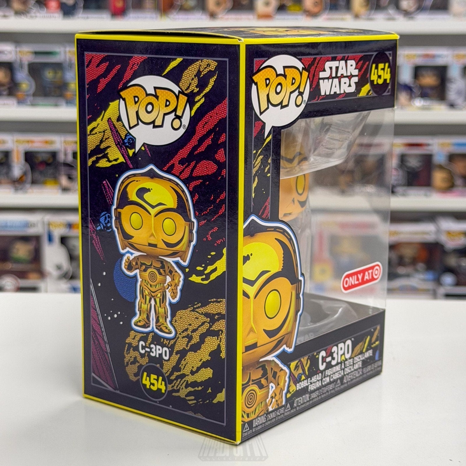 Funko Pop Star Wars C-3PO Retro Target 454 Gold Protocol Droid Toy Vinyl Figure