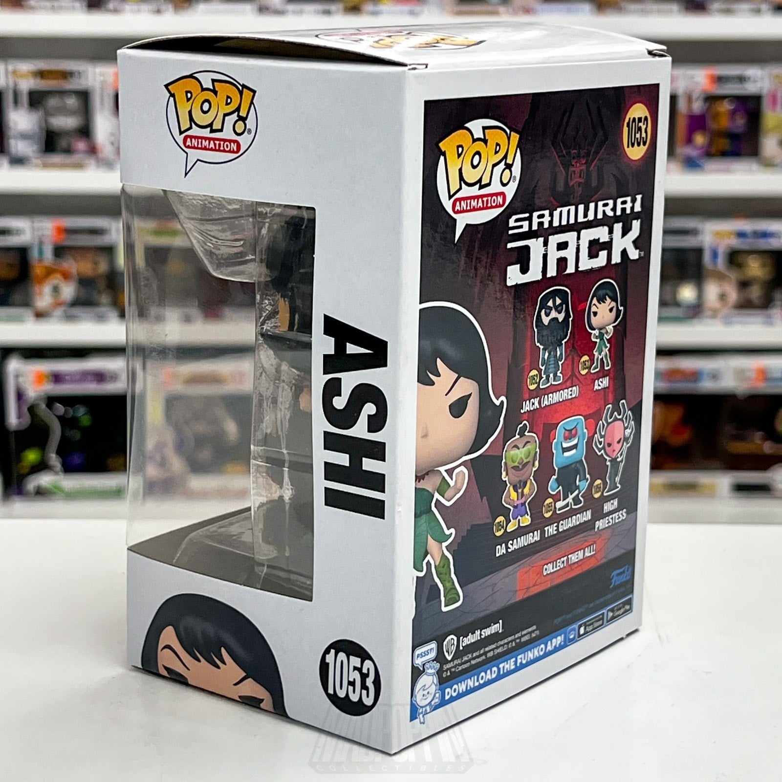 Funko Pop Animation Samurai Jack Ashi 1053 Figure Cartoon Network Adult Swim