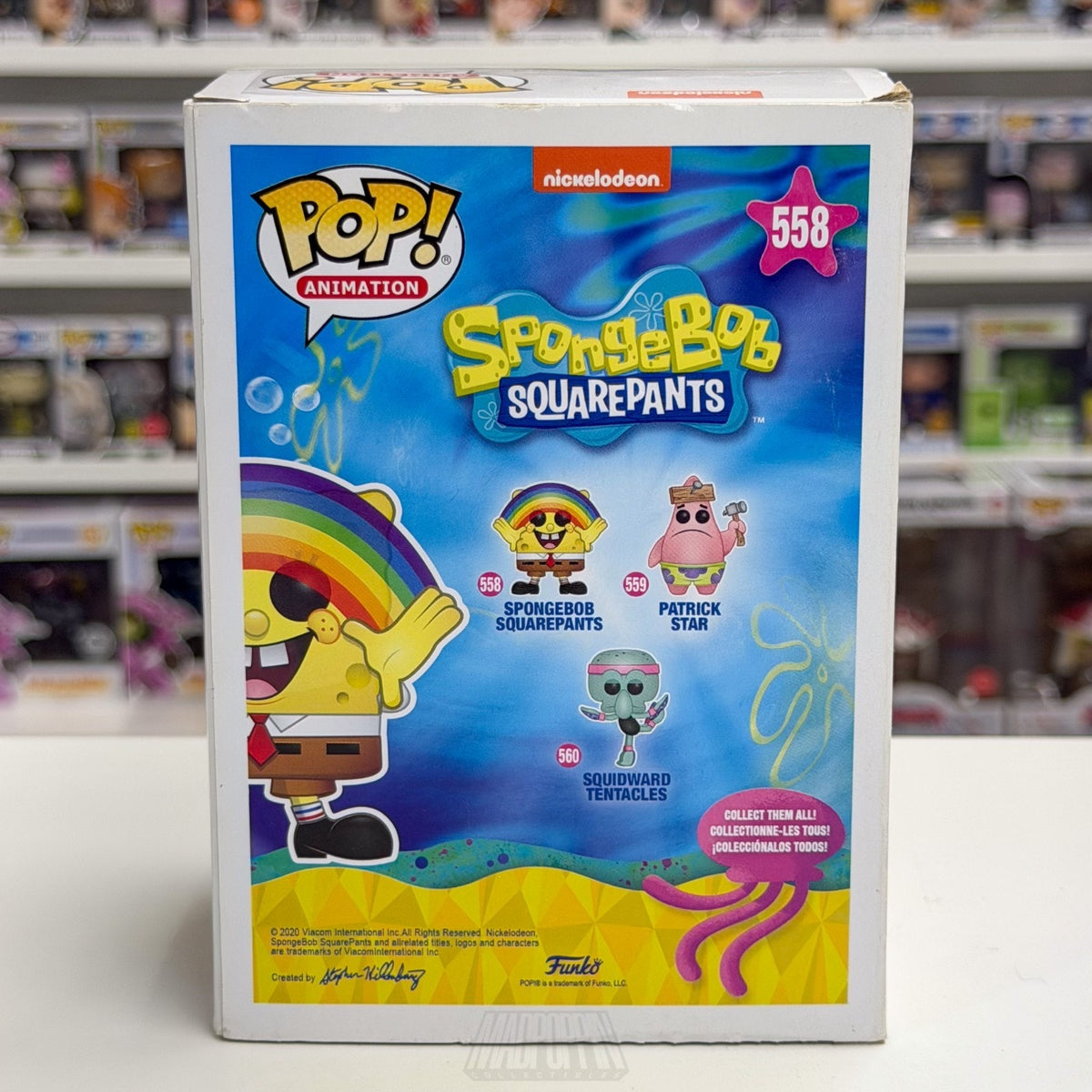Funko Pop Animation SpongeBob Squarepants Diamond Hot Topic 558 Toy Vinyl Figure