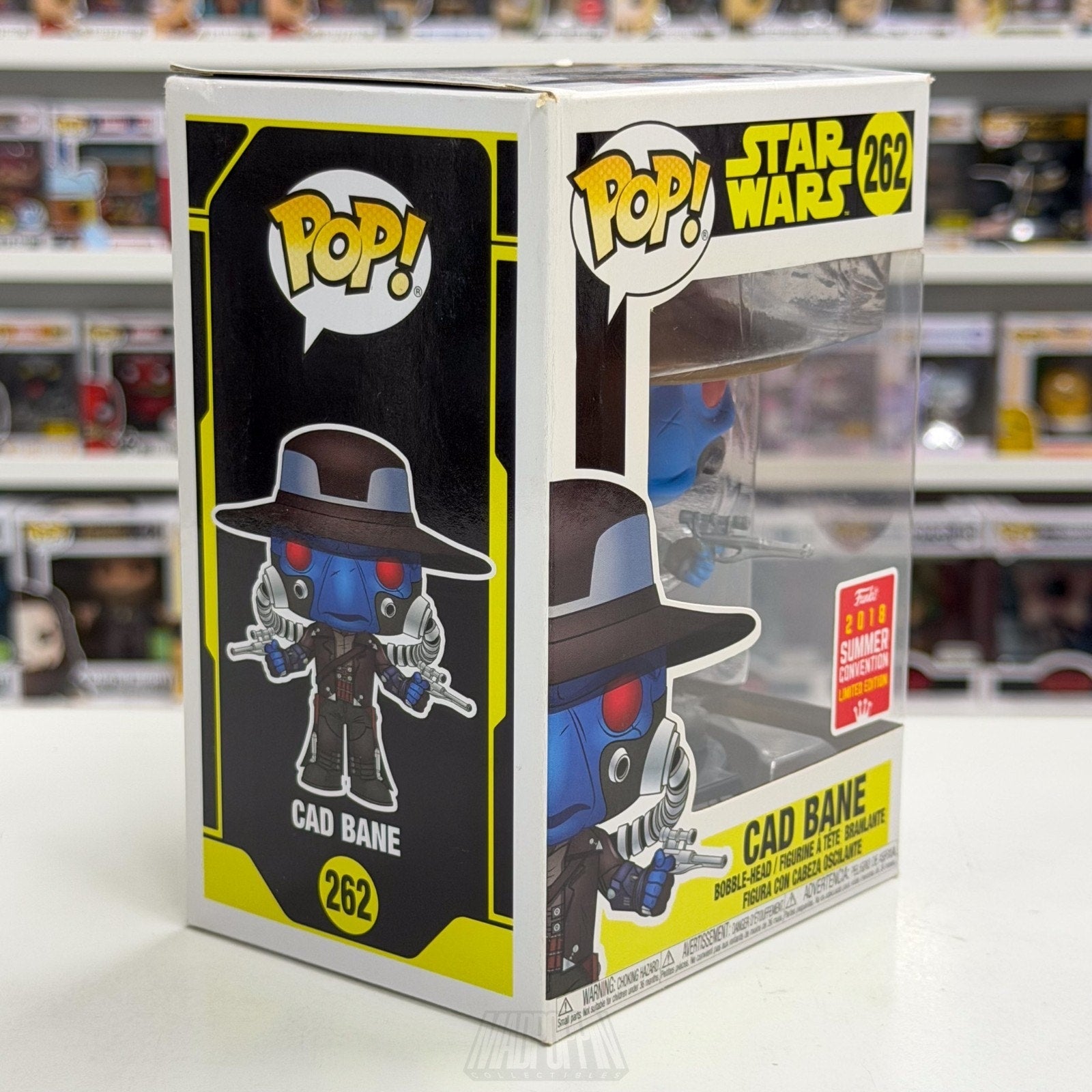 Funko Pop Star Wars Cad Bane SDCC Summer Con 262 Bounty Hunter Toy Vinyl Figure