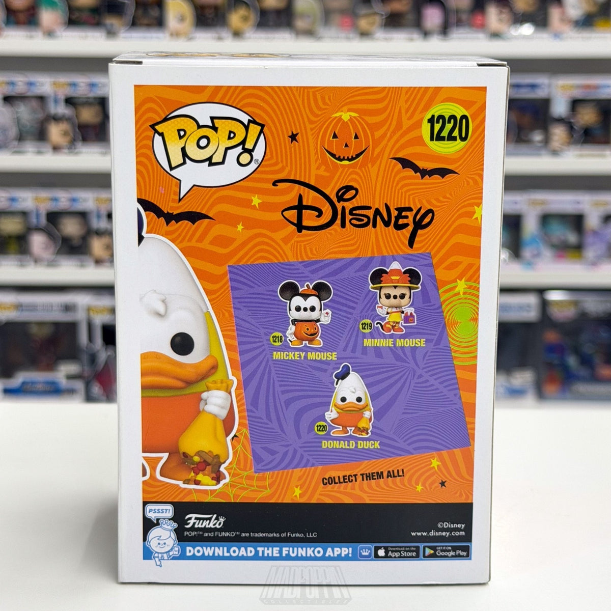 Funko Pop Disney Donald Duck as Candy Corn Trick or Treat Halloween 1220 Figure