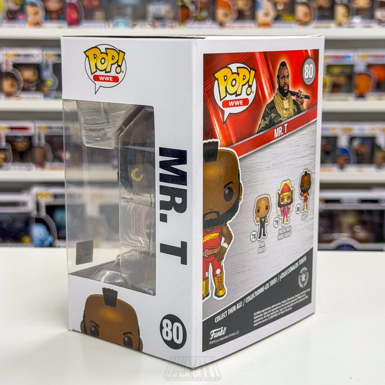 Funko Pop WWE Mr. T 80 WWF Wrestling Hulkamania Vaulted Rare Toy Vinyl Figure