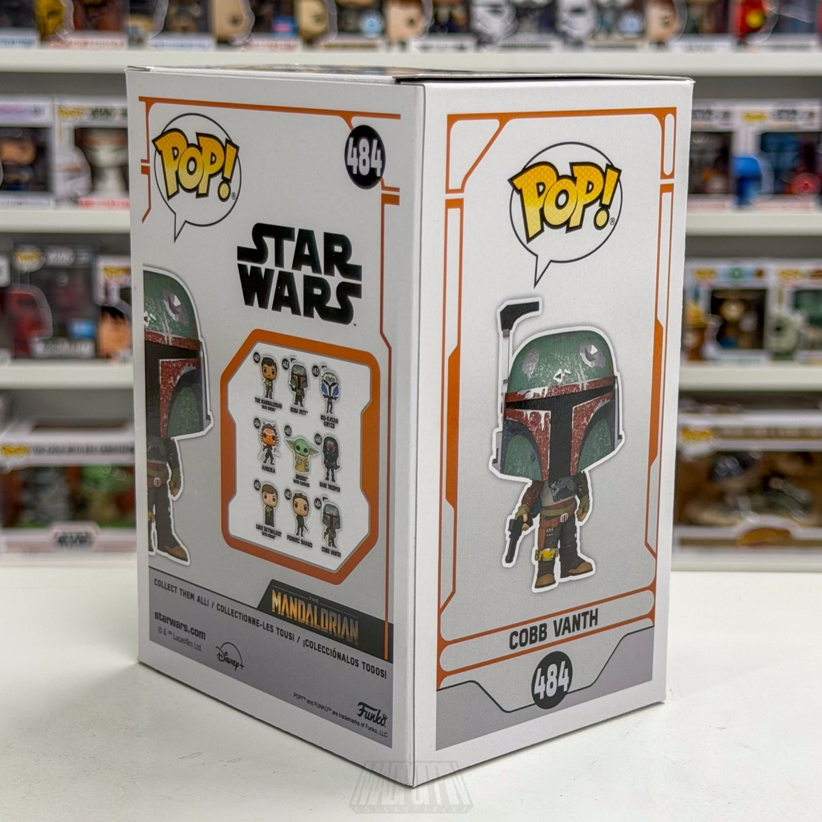 Funko Pop Star Wars Mandalorian Cobb Vanth 484 Sheriff Marshal Toy Vinyl Figure
