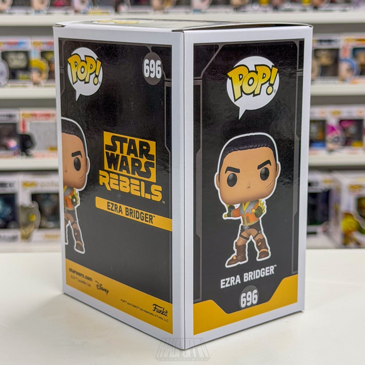 Funko Pop Star Wars Rebels Ezra Bridger Signed Auto Taylor Gray Toy Temple 696