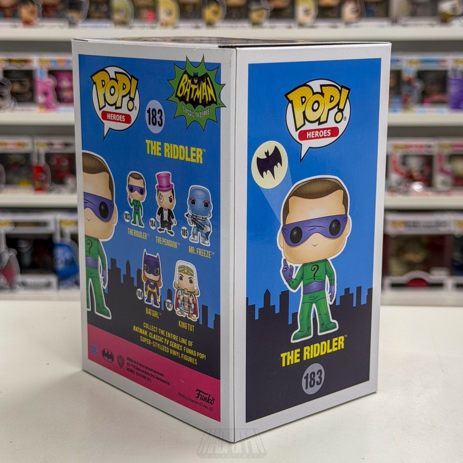 Funko Pop DC Heroes Batman Classic TV Series The Riddler 183 Toy Vinyl Figure