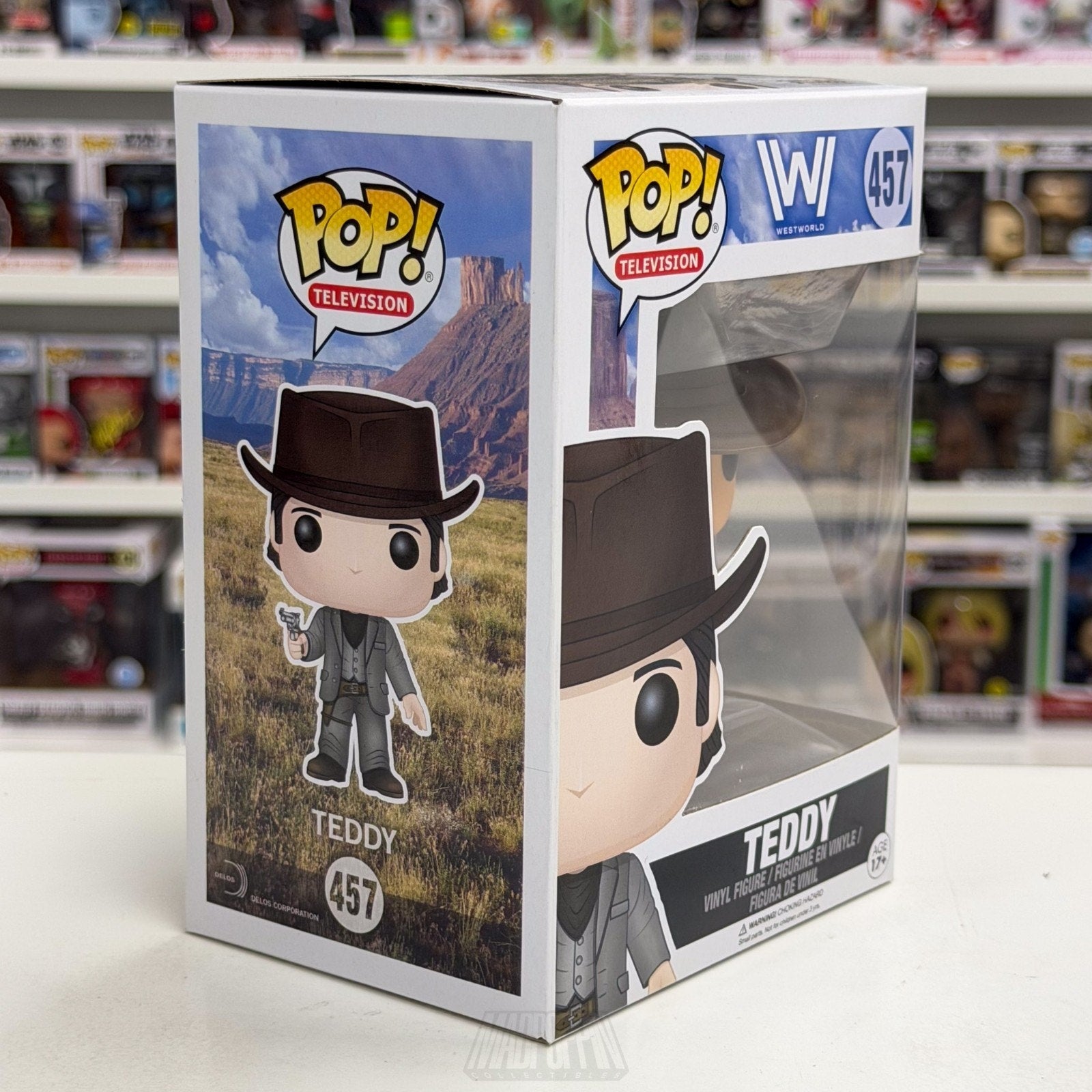 Funko Pop TV HBO Westworld Teddy 457 Sci-Fi Western Drama Vinyl Figure