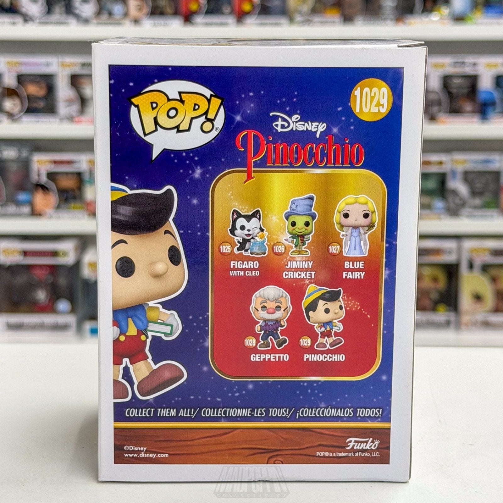 Funko Pop Disney Pinocchio 1029 Animated Boy Wooden Puppet Toy Vinyl Figure