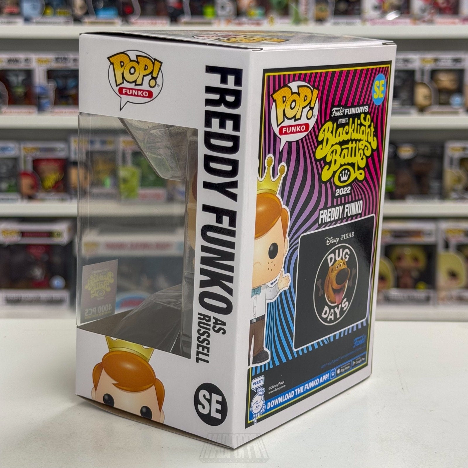 Funko Pop Fundays Blacklight Battle Russell SE Disney Pixar Up Toy Vinyl Figure