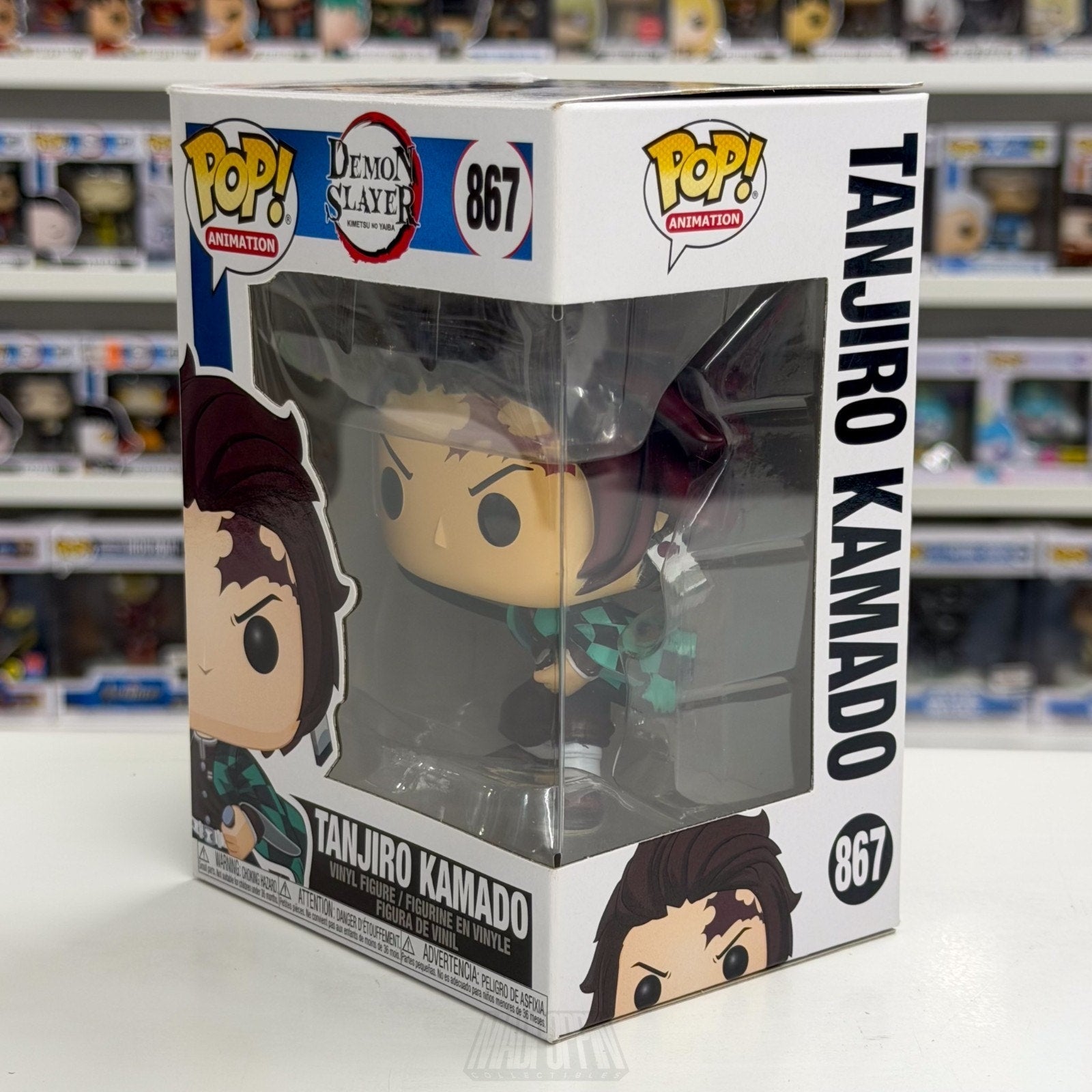 Funko Pop Anime Demon Slayer Tanjiro Kamado 867 Japanese Manga Toy Vinyl Figure
