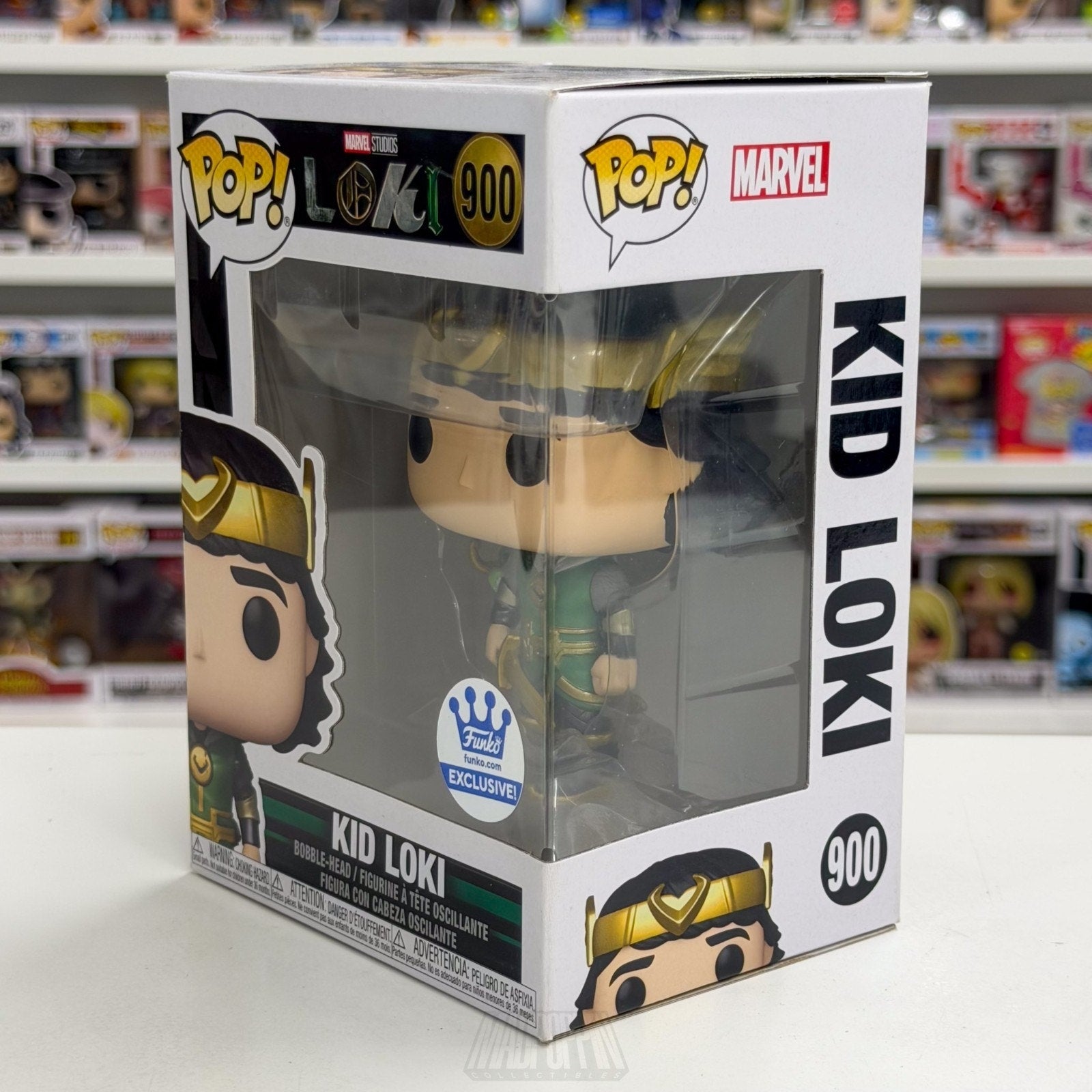 Funko Pop Marvel Studios Kid Loki Exclusive 900 Void Variant TVA Vinyl Figure