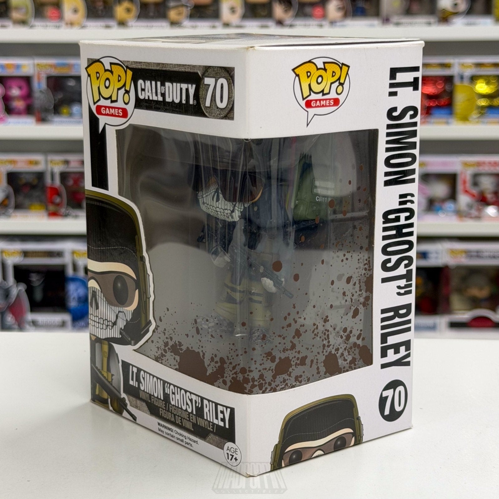 Funko Pop Games Call of Duty LT Simon Ghost Riley Muddy 70 Special Forces Figure