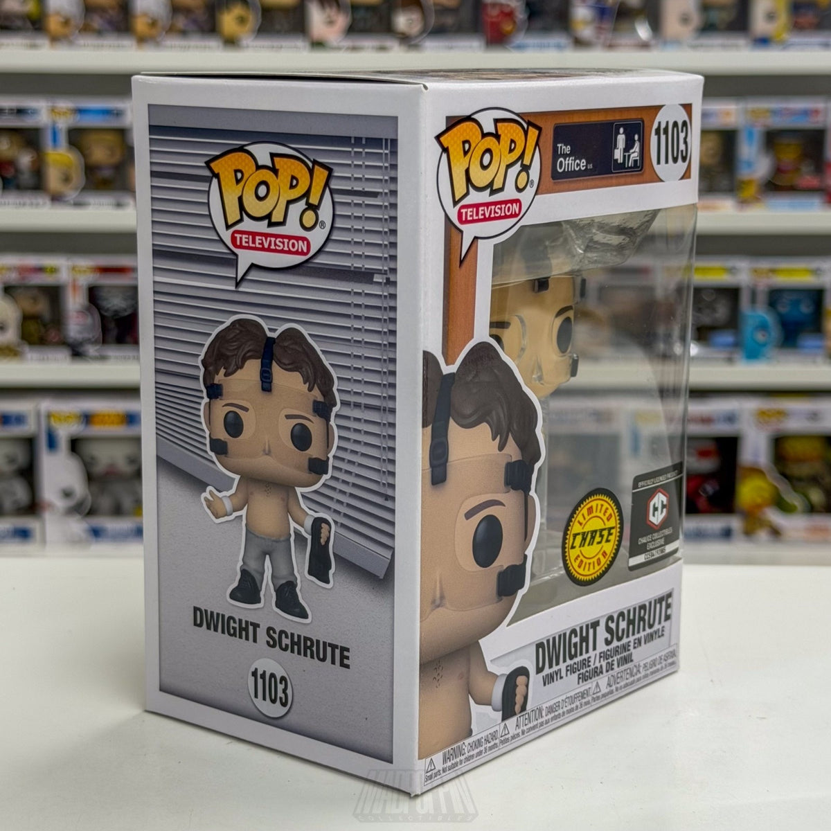 Funko Pop TV The Office Dwight Schrute Chalice Collectibles Chase 1103 Figure