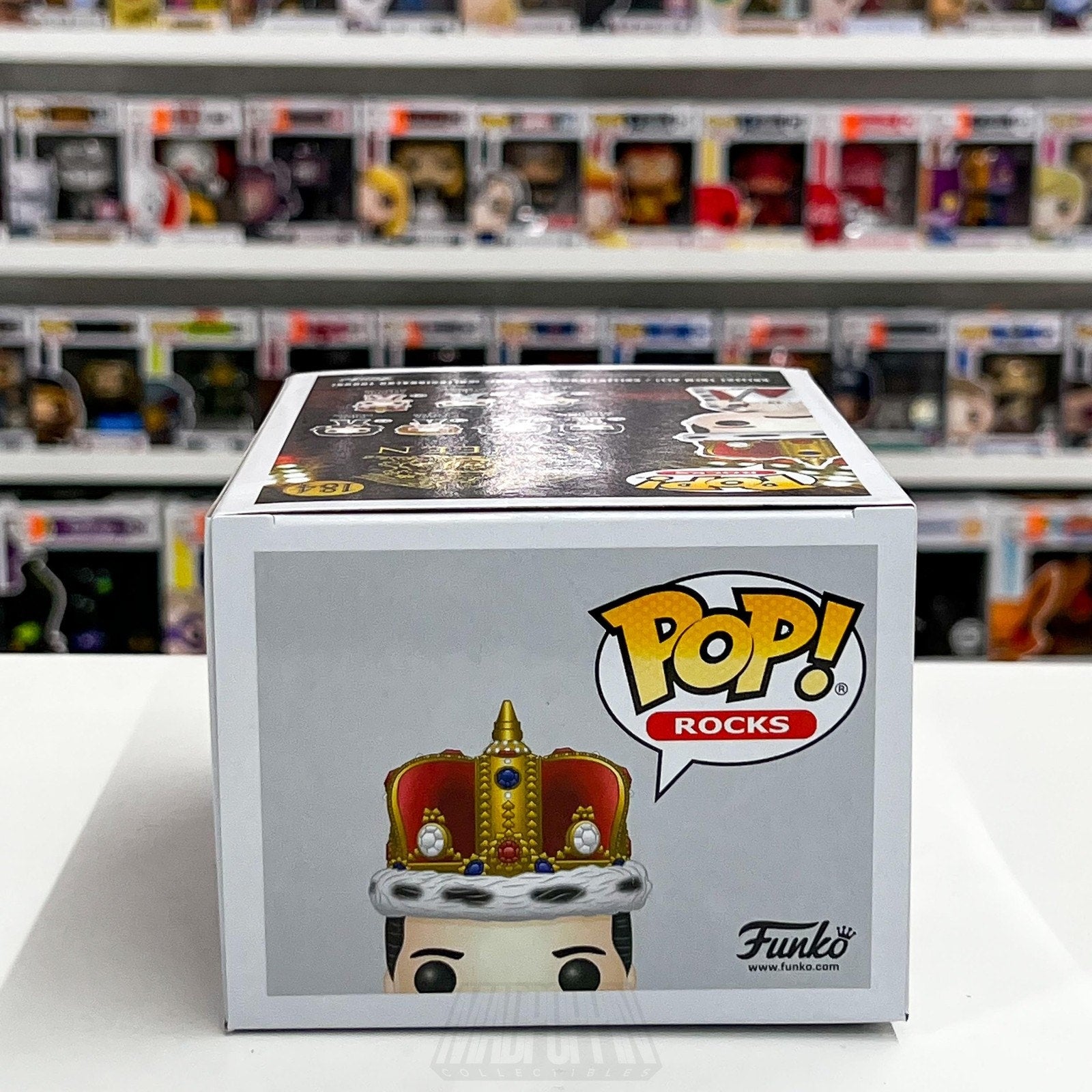 Funko Pop! Rocks Queen Freddie Mercury #184 Crown Robe Vinyl Figure Boxed