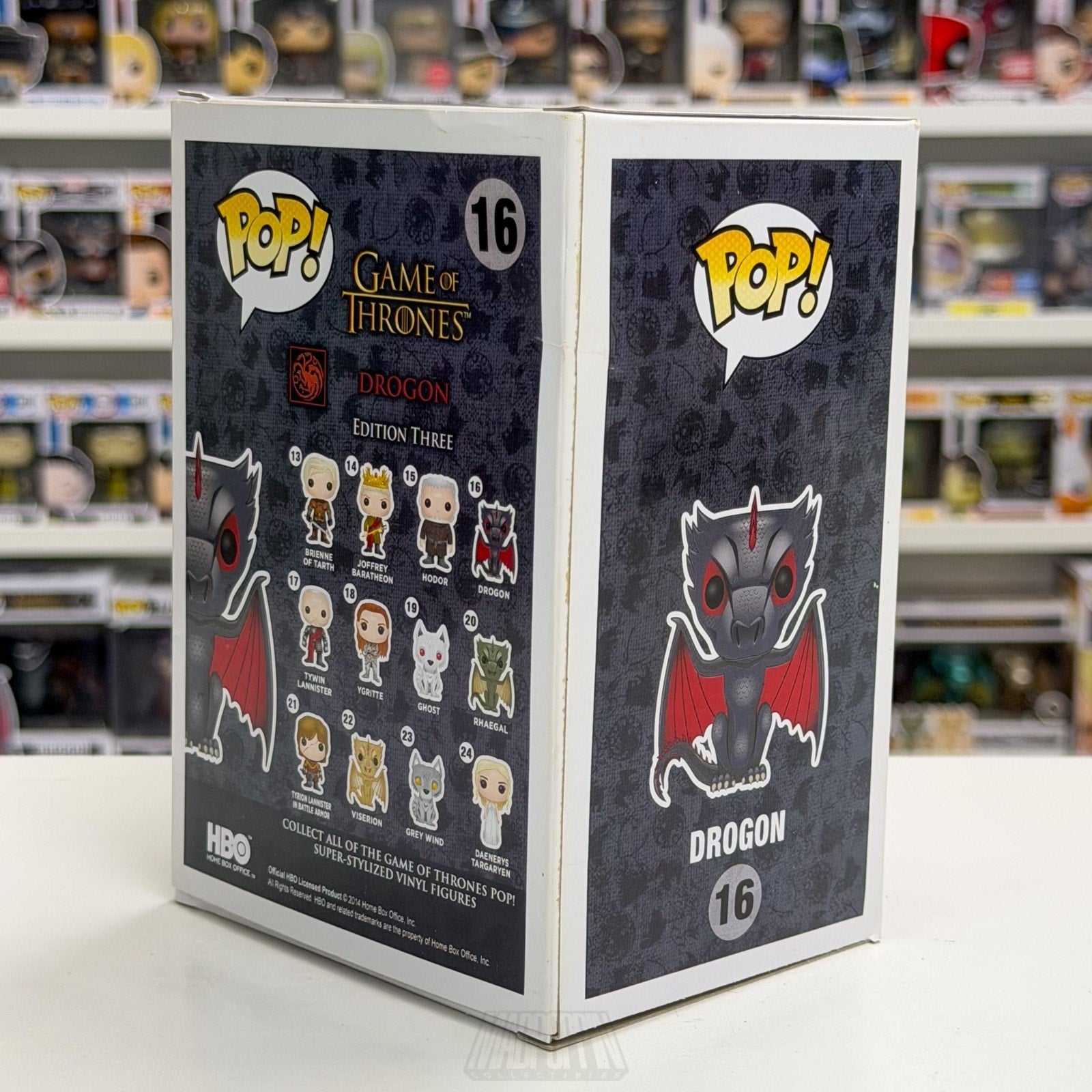Funko Pop TV HBO Game of Thrones Drogon 16 Daenerys Targaryen Dragon Toy Figure