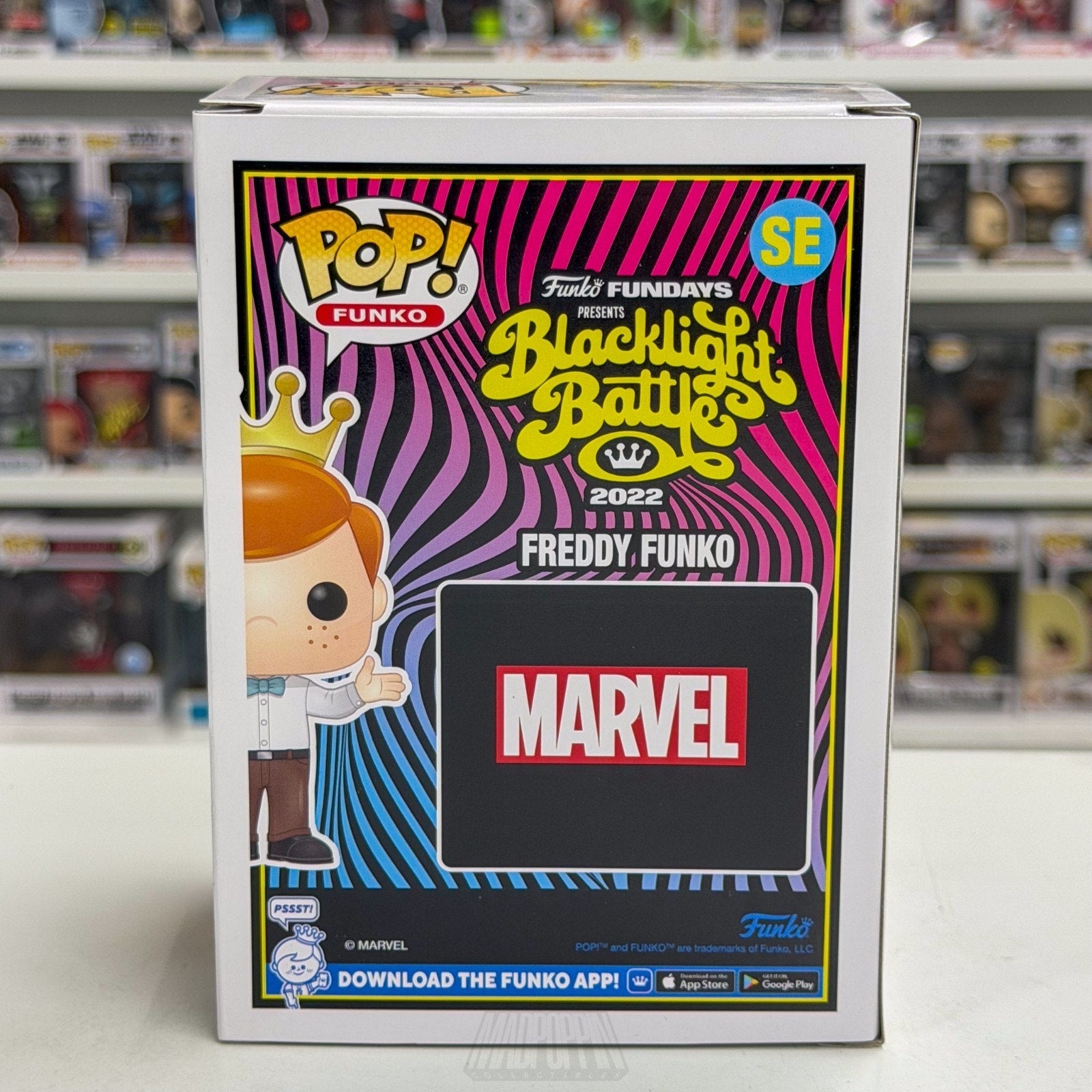 Funko Pop Fundays Blacklight Battle Carnage SE Marvel Symbiote Toy Vinyl Figure