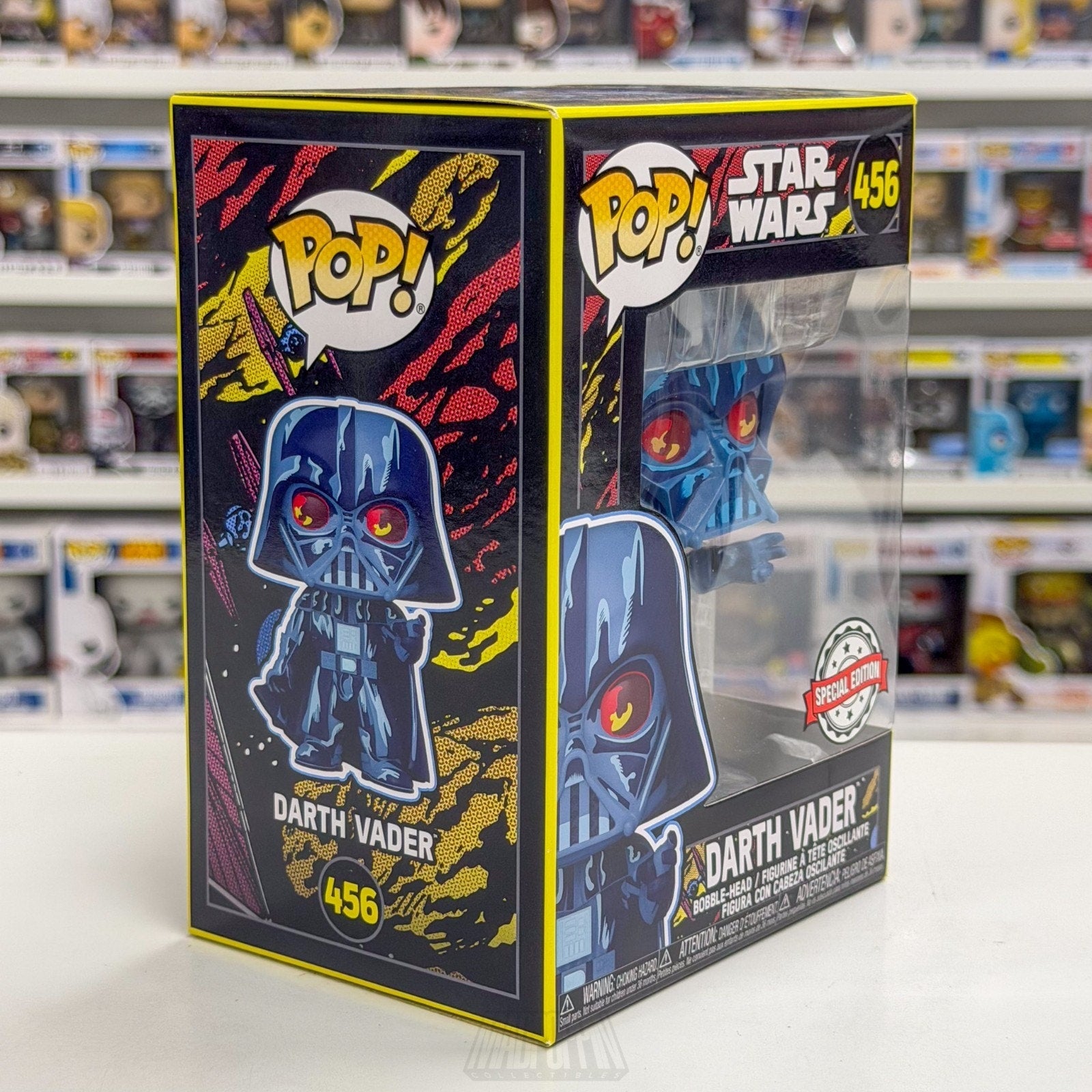 Funko Pop Star Wars Retro Darth Vader Special Edition 456 Sith Jedi Vinyl Figure