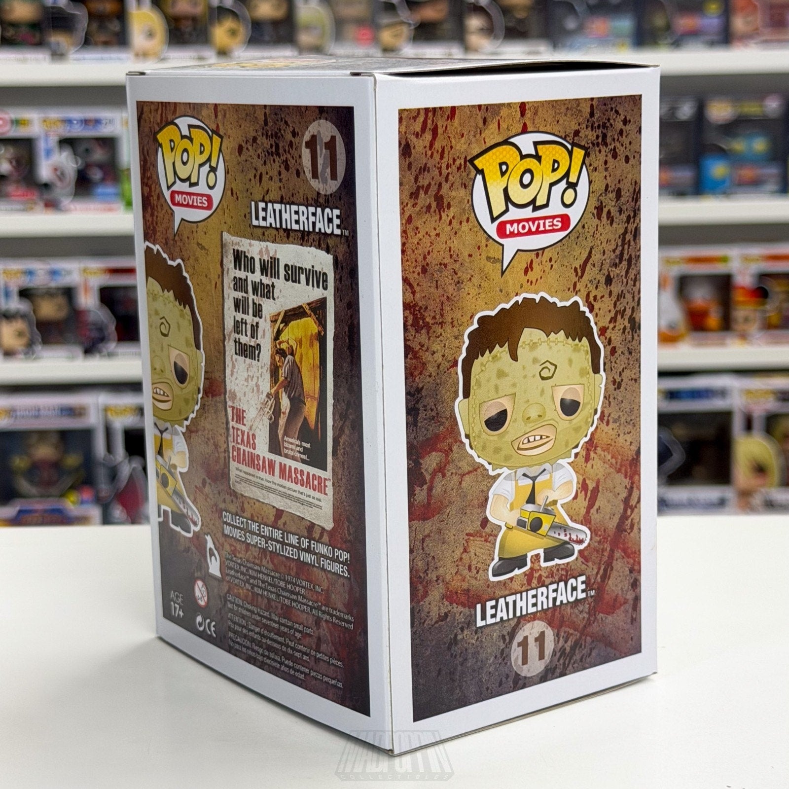 Funko Pop Movies Texas Chainsaw Massacre Leatherface 11 Horror Toy Vinyl Figure