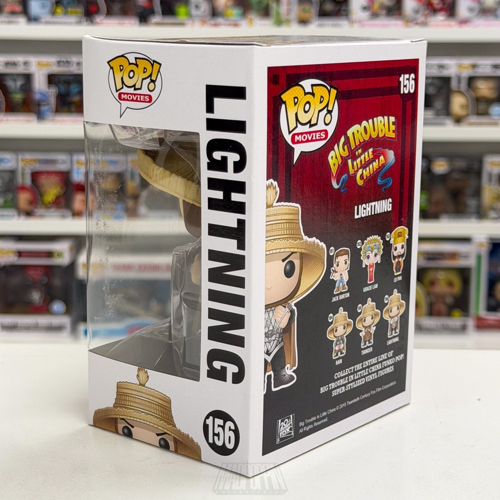 Funko Pop Movies Big Trouble Little China Lightning 156 Vaulted Toy Vinyl Figure