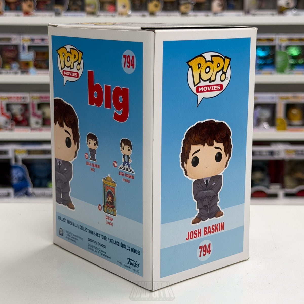 Funko Pop Movies Big Josh Baskin Grey Suit 794 Child Kid Wish Toy Vinyl Figure