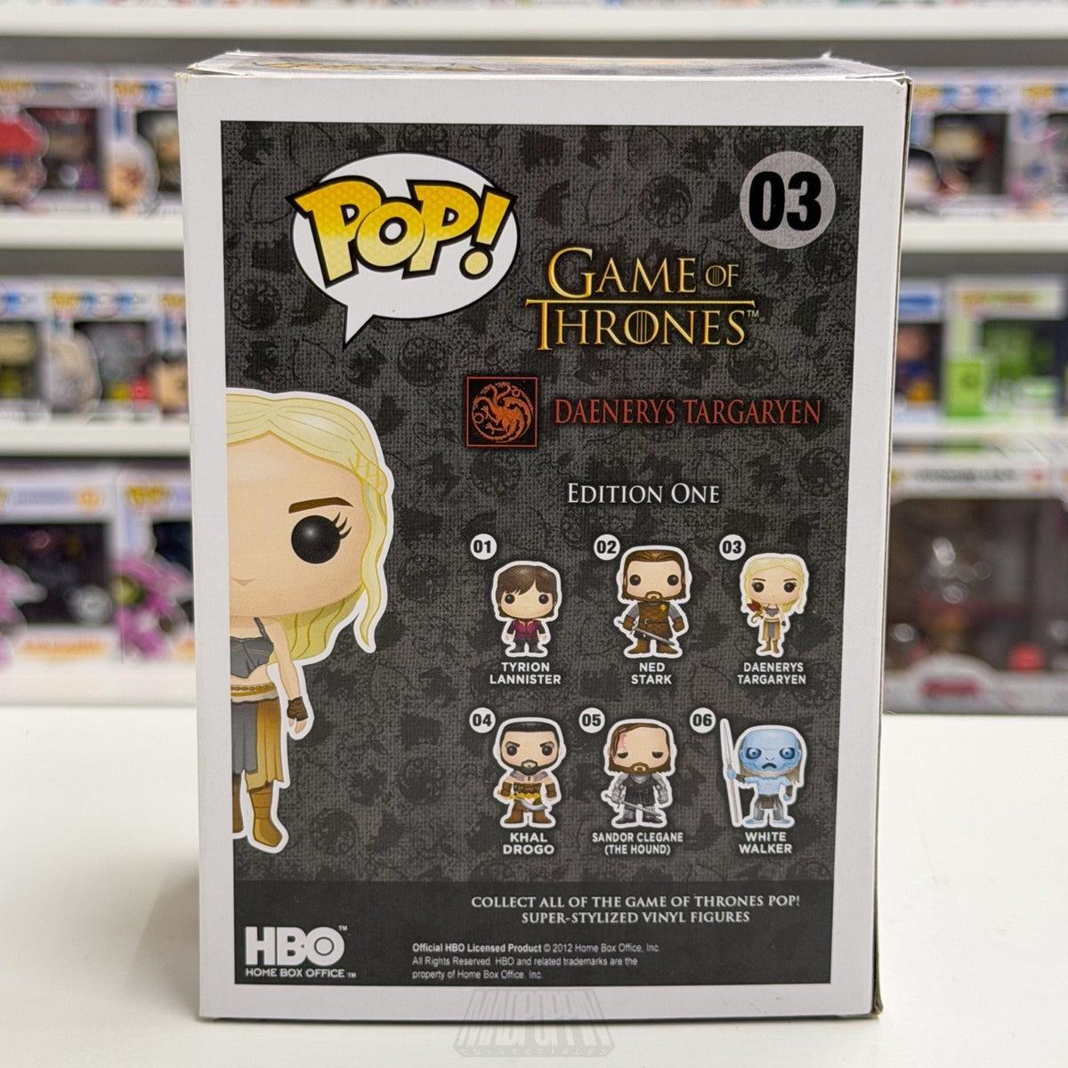 Funko Pop TV HBO Game of Thrones Daenerys Targaryen w/Dragon 03 Toy Vinyl Figure