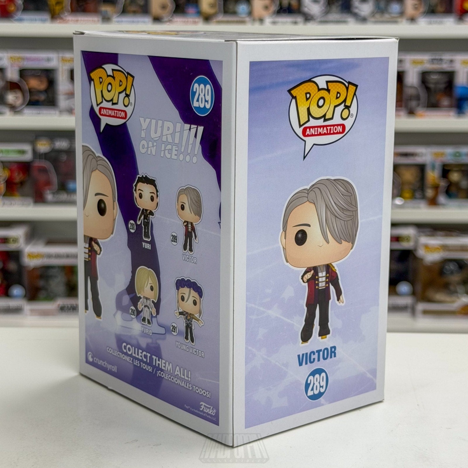 Funko Pop Anime Yuri on Ice Victor Nikiforov 289 Japan Manga Toy Skating Figure