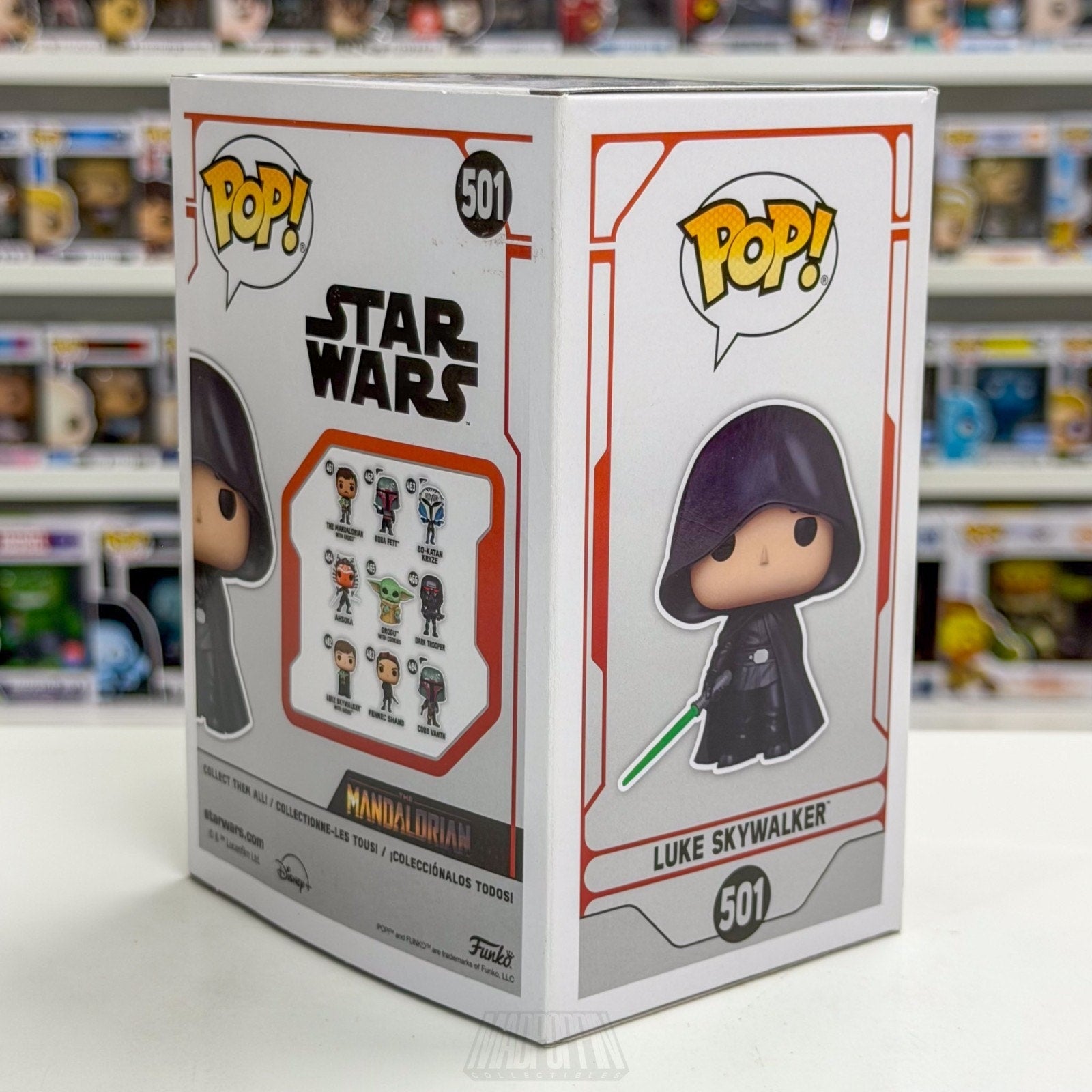 Funko Pop Star Wars Luke Skywalker Glow Entertainment Earth 501 Toy Vinyl Figure