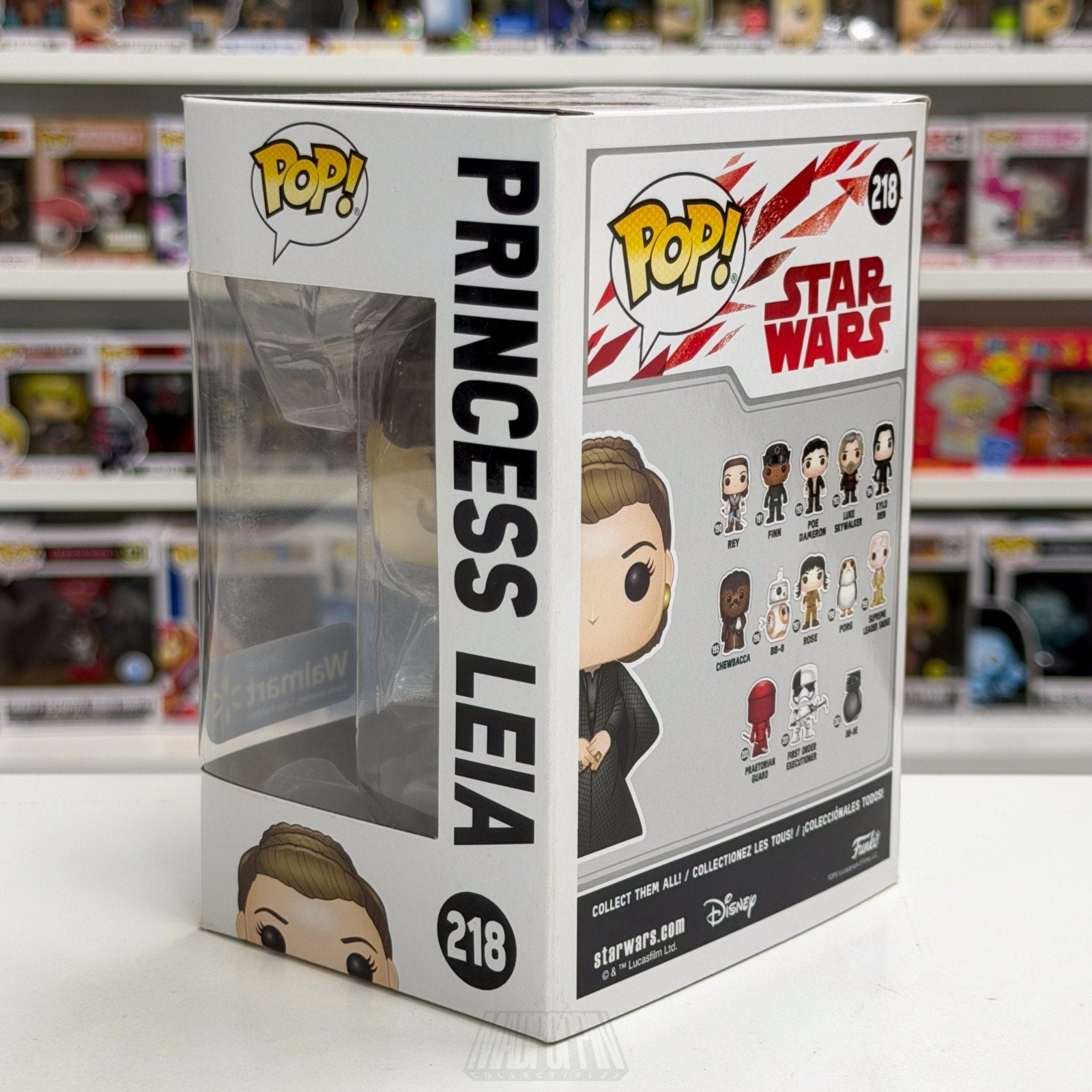 Funko Pop Star Wars Episode VIII The Last Jedi Princess Leia Walmart 218 Figure